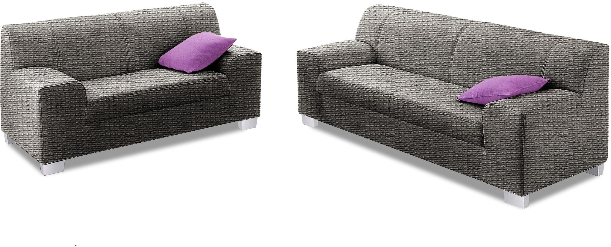 DOMO collection Polstergarnitur »Amando«, (Spar-Set), bestehend aus 2er- un günstig online kaufen