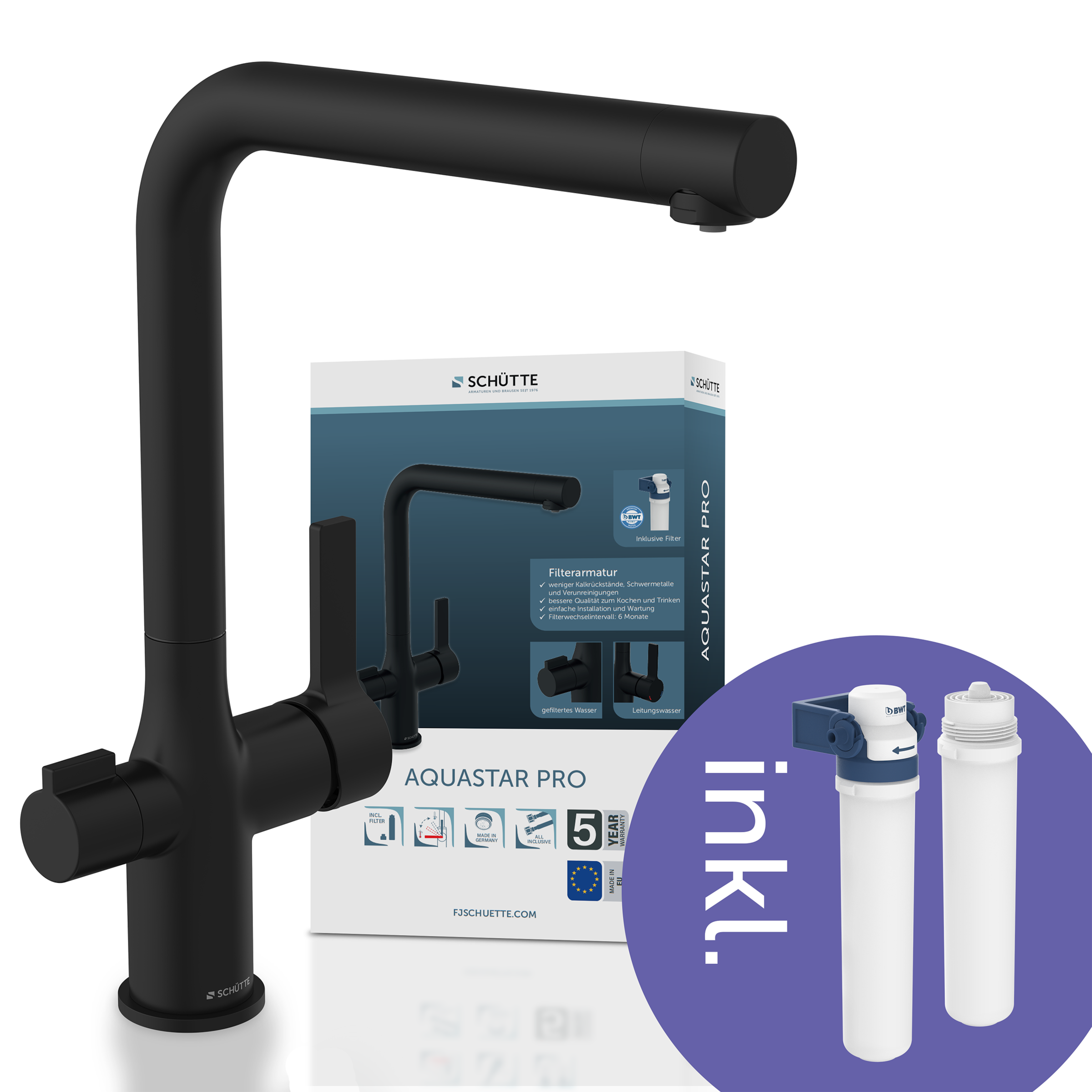 Schütte Spültischarmatur »AQUASTAR PRO« mit Filtersystem für Trinkwasser, p günstig online kaufen