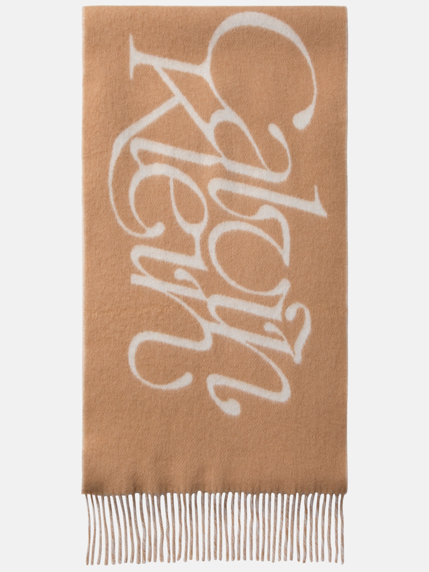 Calvin Klein Modetuch »SCRIPTED LOGO BRUSHED WOOL SCARF« Perfekt für den Alltag