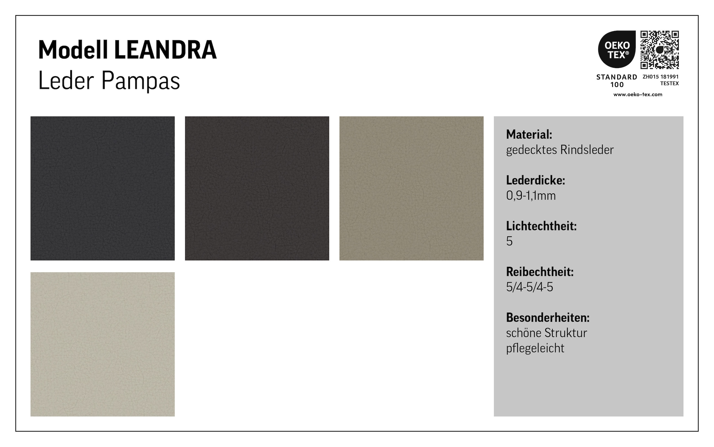 COTTA 2,5-Sitzer »Leandra«, Polstergarnitur, auch als Set erhältlich