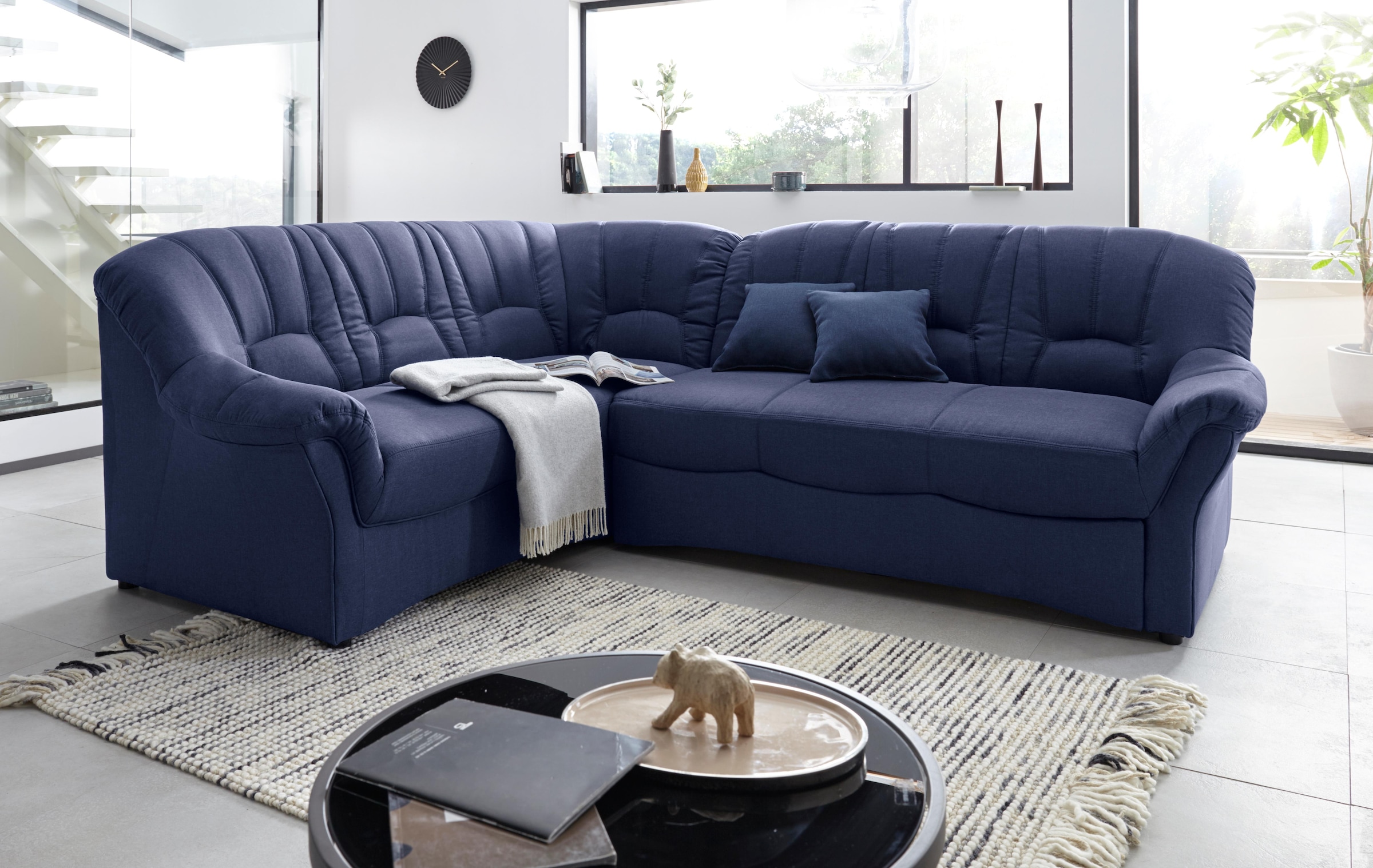 DOMO collection Ecksofa "Bahia L-Form", wahlweise mit Bettfunktion günstig online kaufen