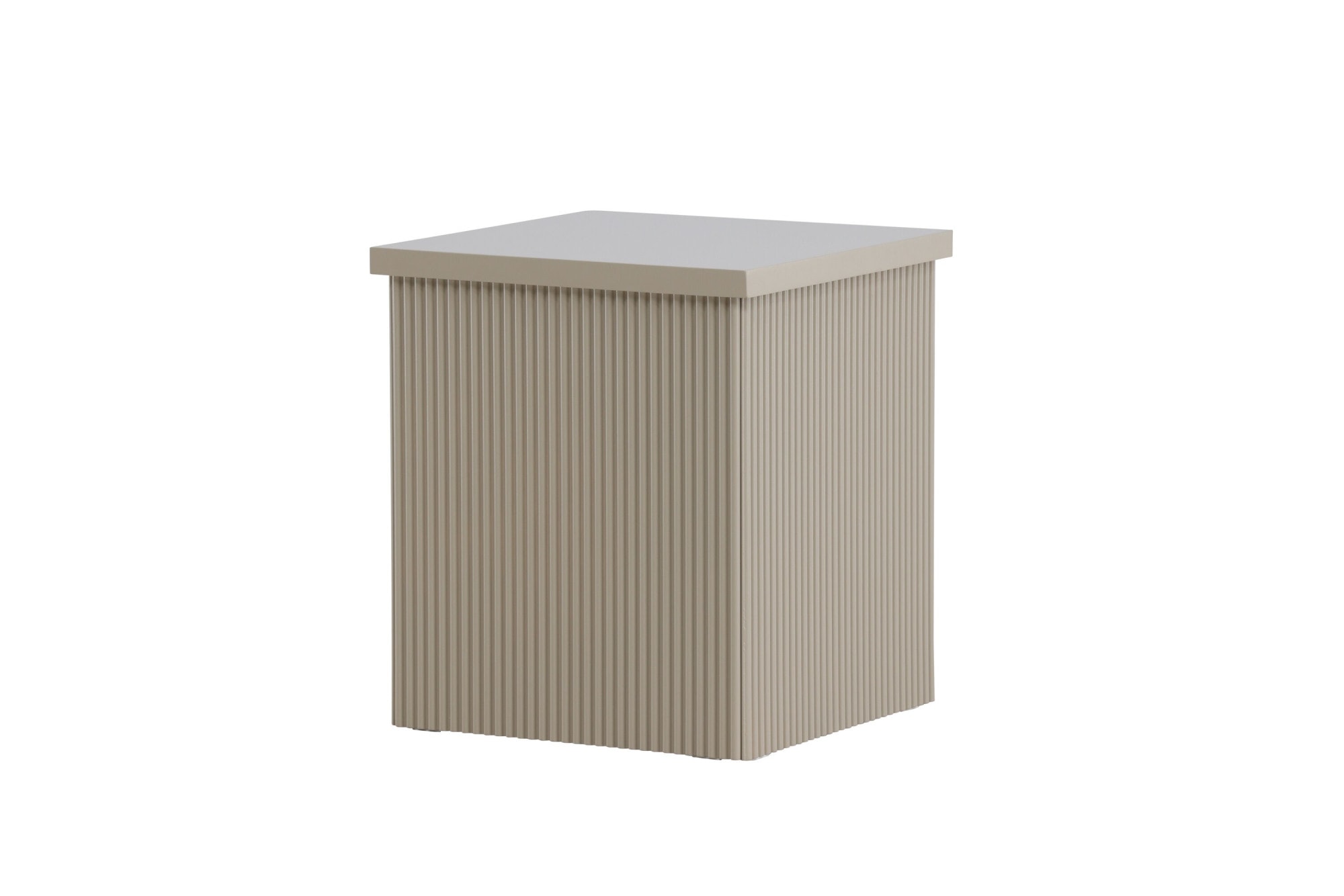 Venture Home Beistelltisch »Lenox, kompakter Beistelltisch in einladendem Beige, 40 × 40 cm« Ablagetisch, MDF, quadratisch, schlicht, vielseitig, dezent