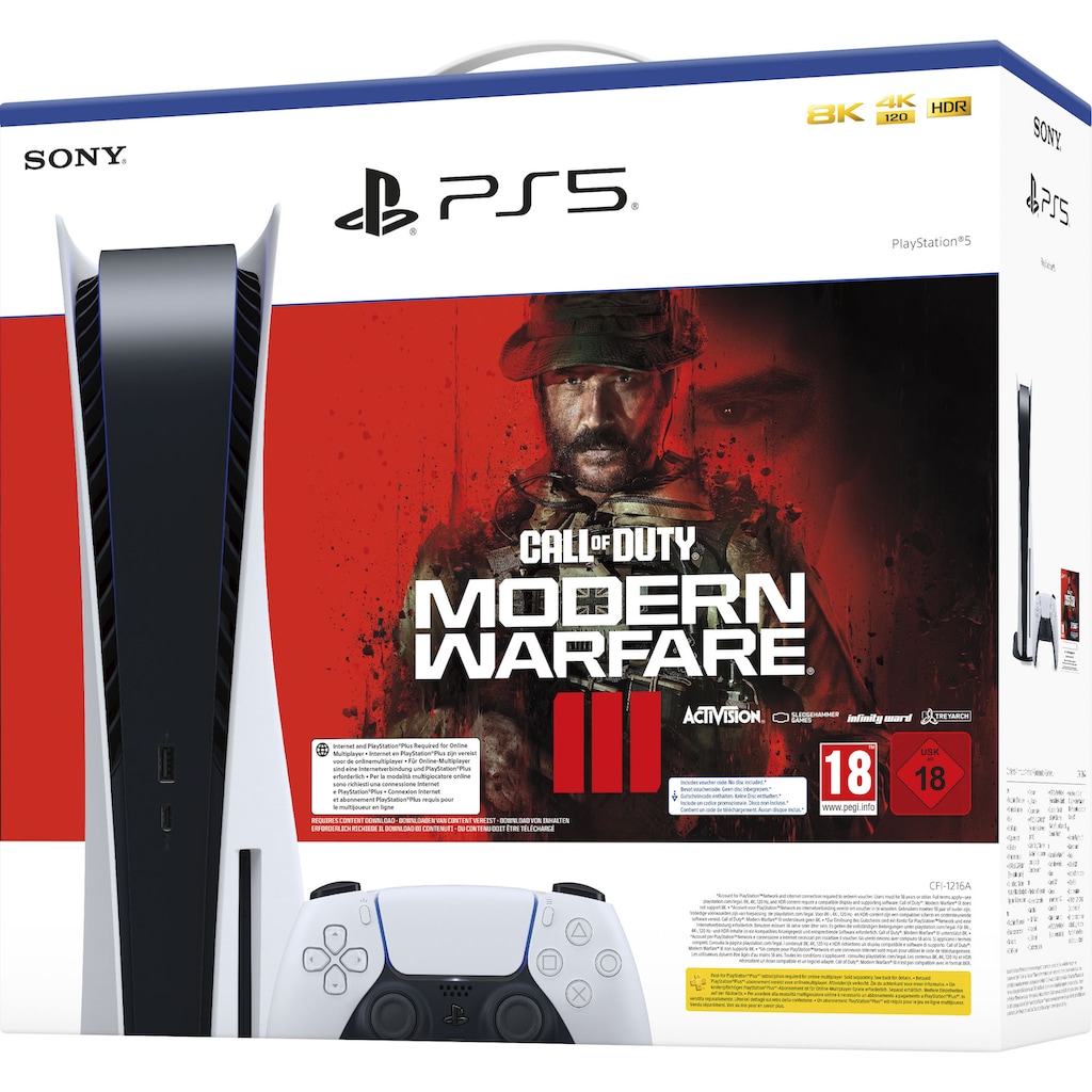 PlayStation 5 Konsolen-Set »Call of Duty Modern Warfare III Bundle«