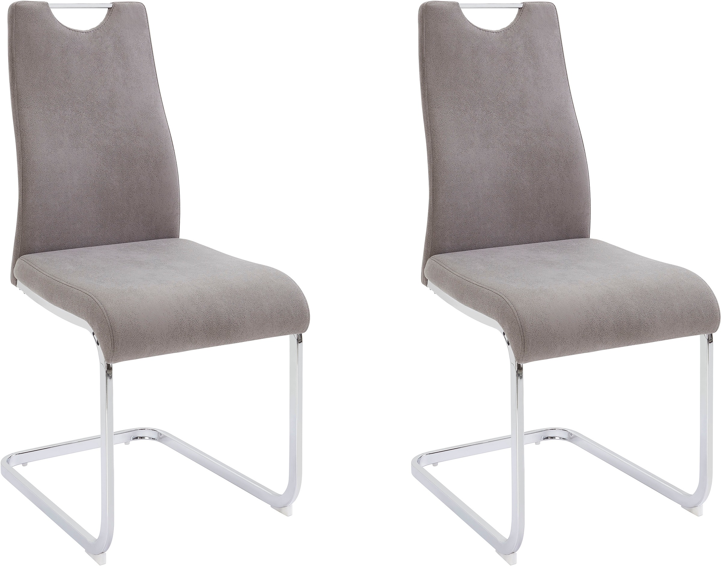 Home affaire Esszimmerstuhl »Milano«, (Set), 2 St., Microfaser VINTAGE, (2 günstig online kaufen