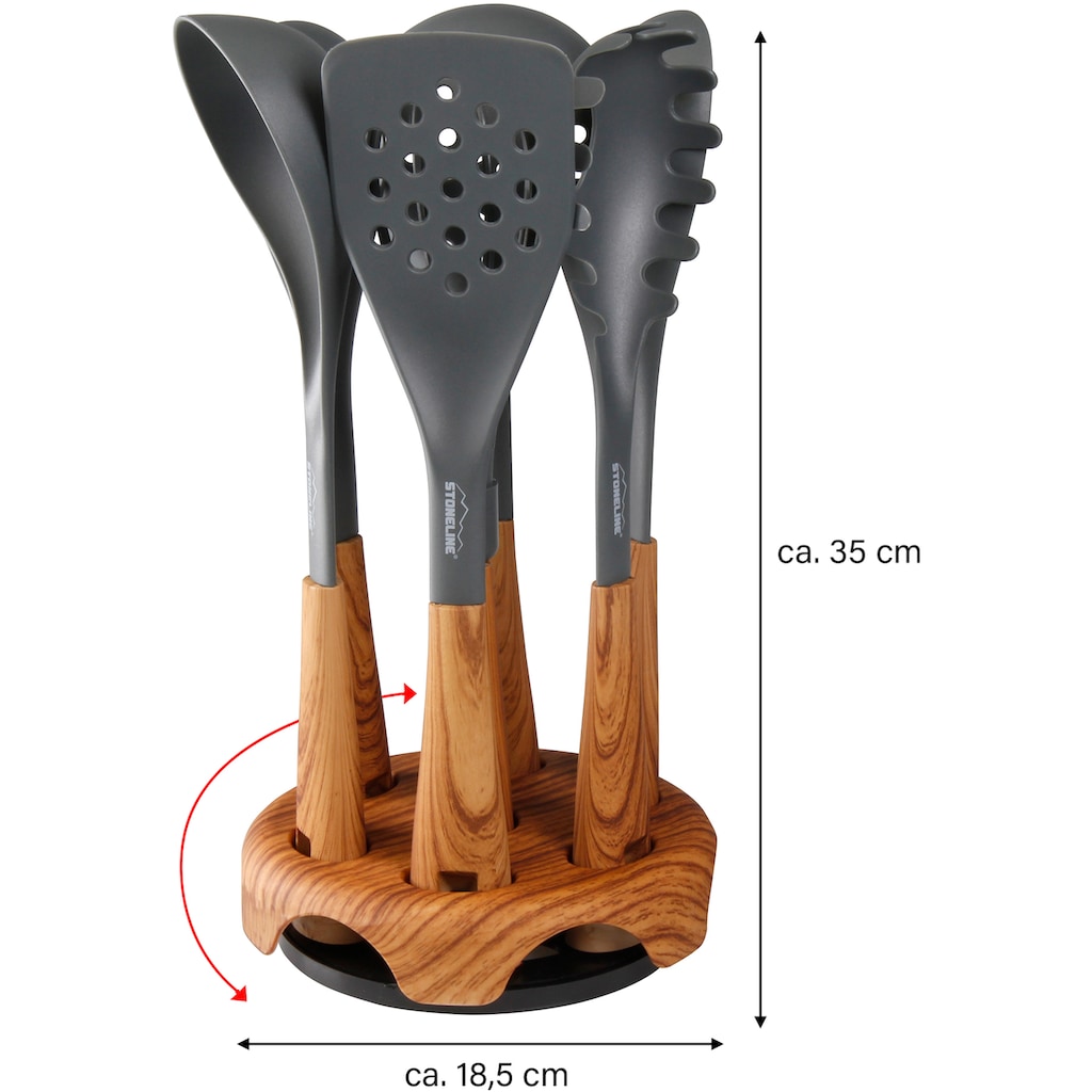 STONELINE Kochbesteck-Set, (Set, 8 tlg.)