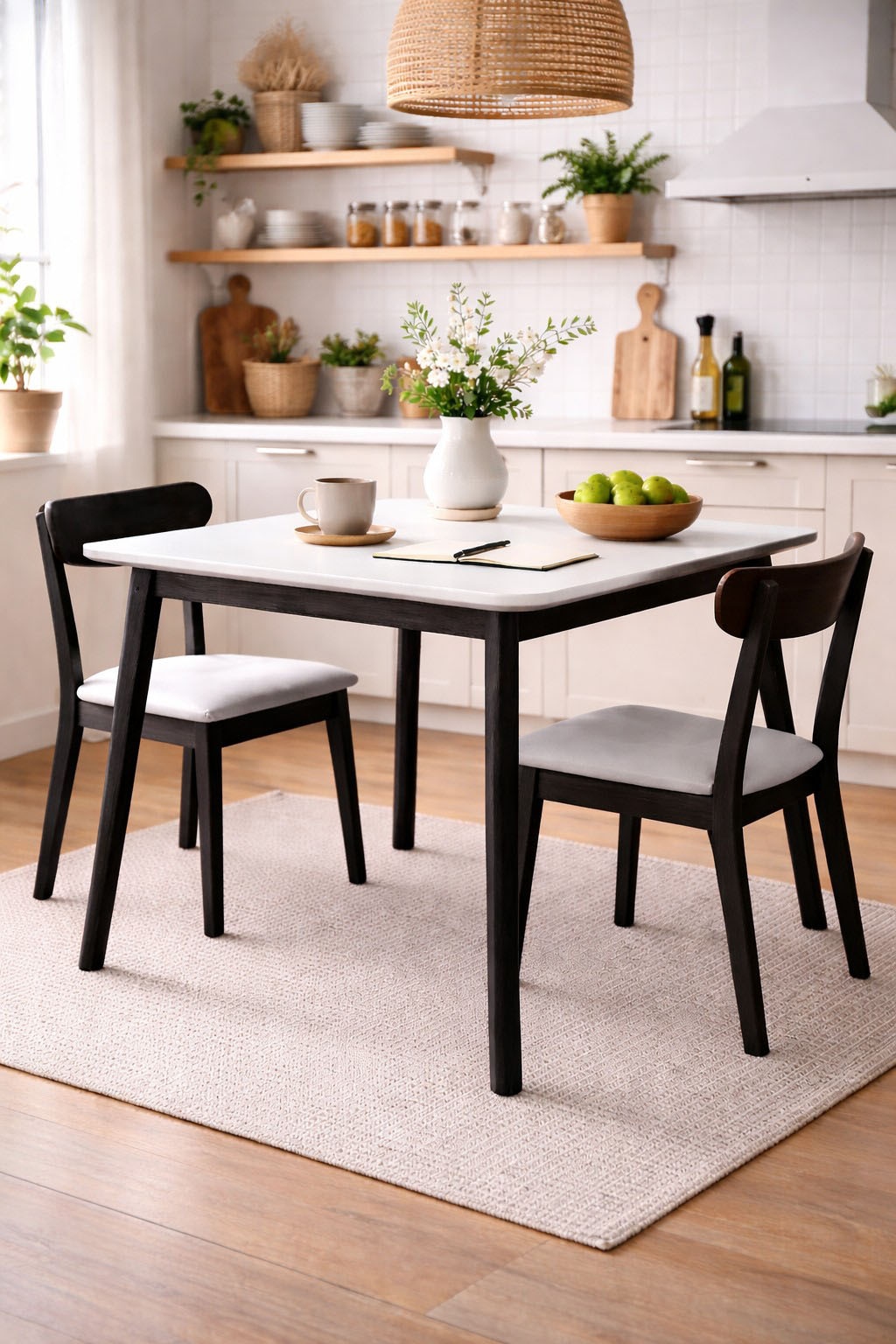 Hammel Furniture Esstisch »Esstisch Basic– ausziehbar, dänisches Design, mit Einlegeplatten« 90(164)x90 cm, Melamin / Massivholz, stabiler dänische Design Tisch