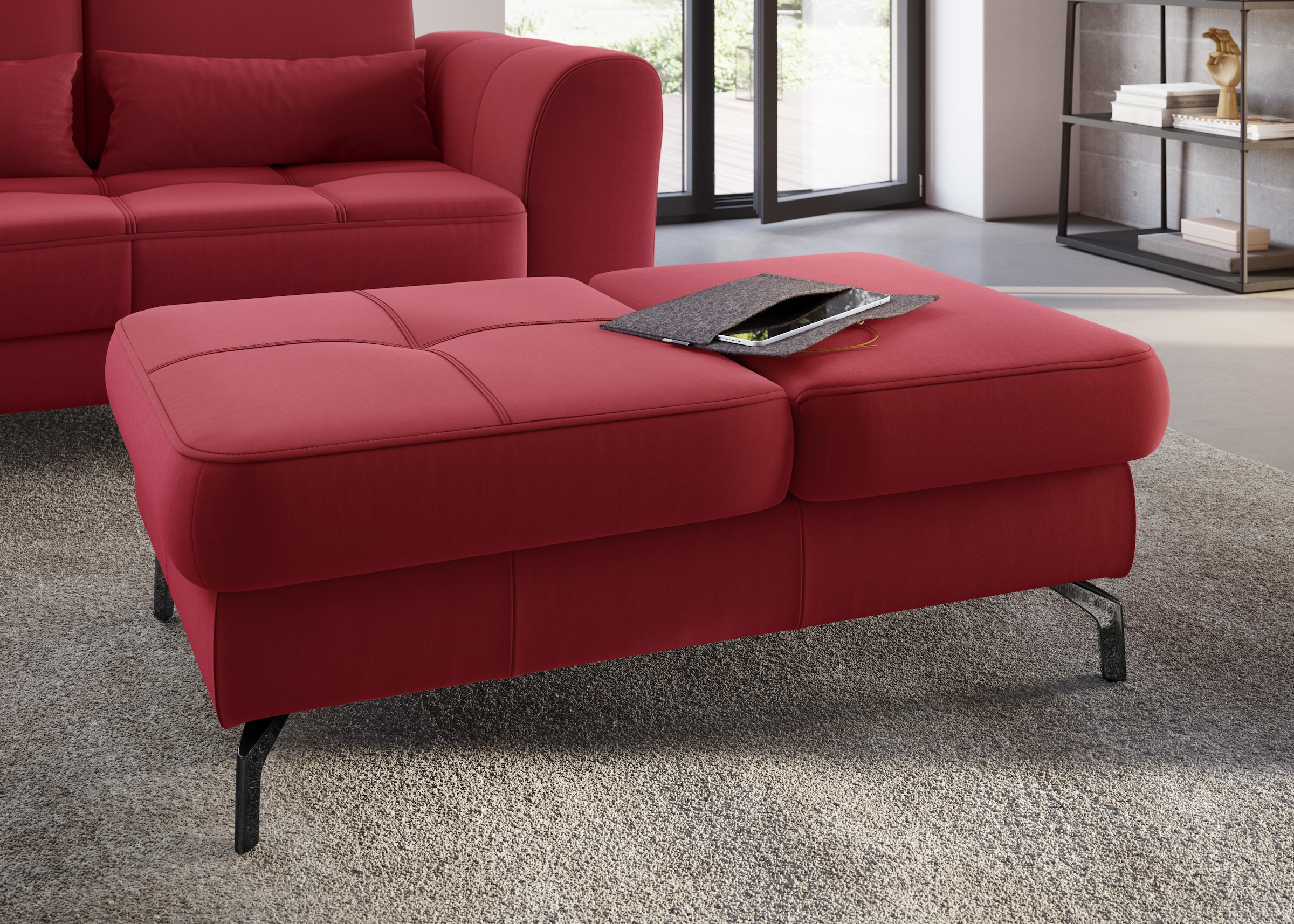 sit&more Hocker »Bendigo«, mit Klappfunktion, Bodenfreiheit 12 cm, wahlweis günstig online kaufen