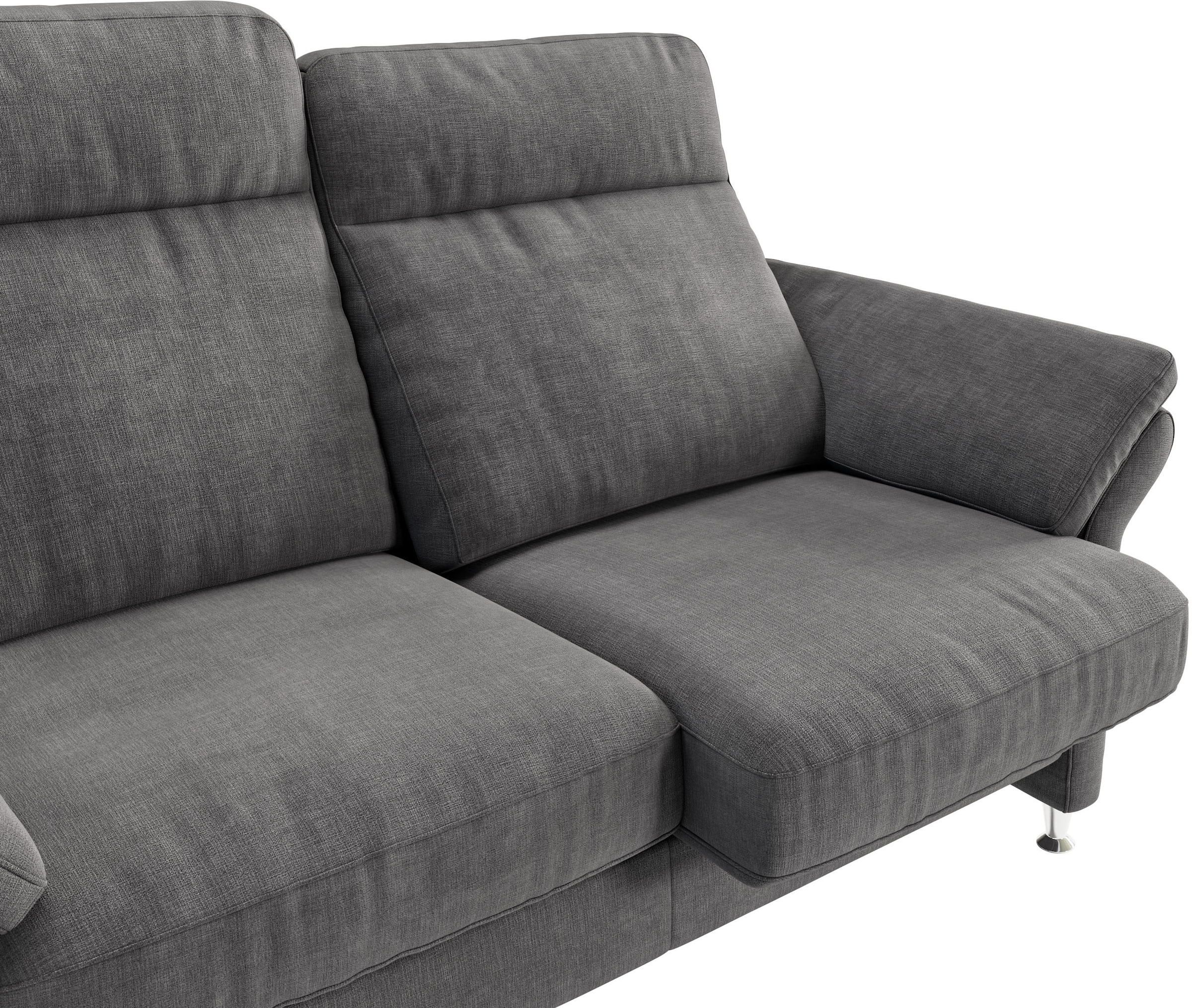 Home affaire Polstergarnitur »Mailand«, Set: 3-Sitzer, 2-Sitzer und Sessel, wahlweise mit Move-Funktion