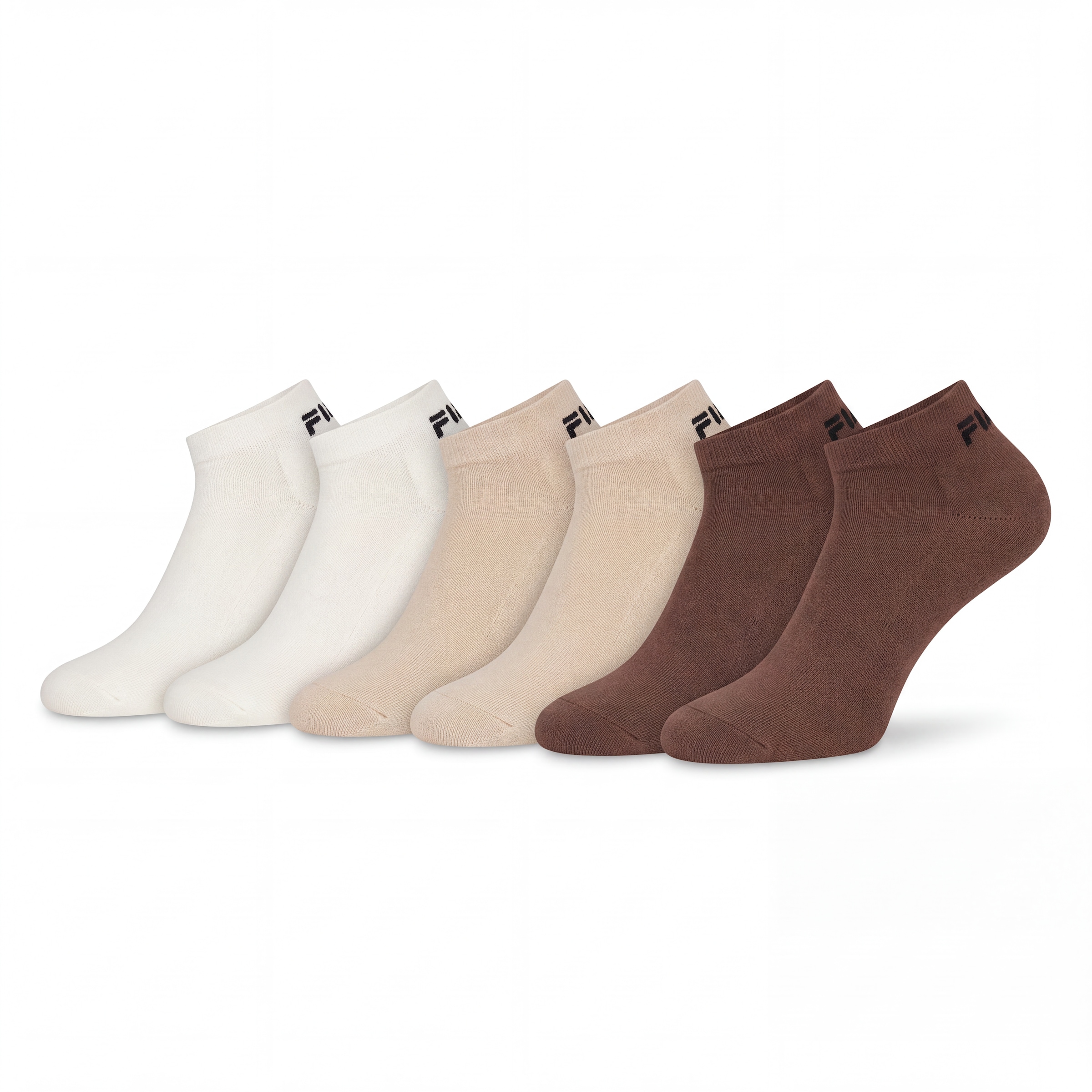 Fila Socken »UNISEX INVISIBLE PLAIN SOCKS« 6 Paar,  mit eingestricktem Logo
