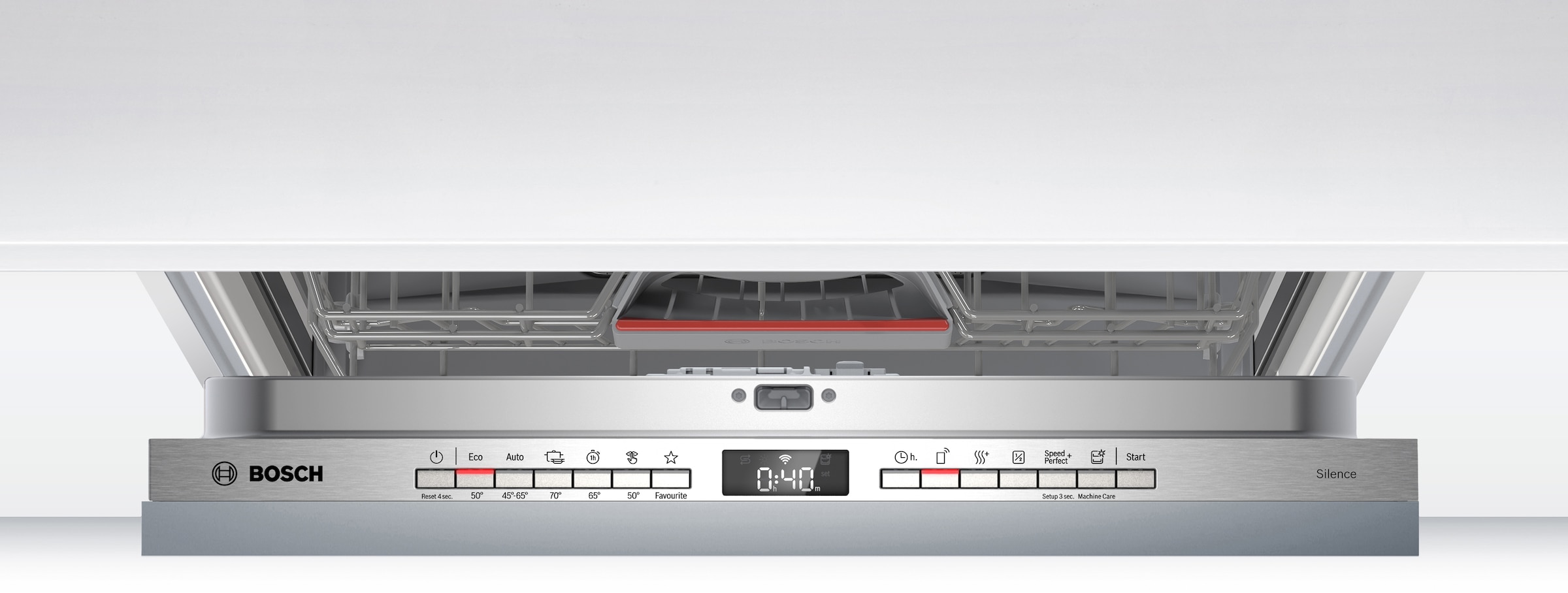 BOSCH vollintegrierbarer Geschirrspüler Serie 4 »SMV4HVX14E« 14 tlg. Maßgedecke