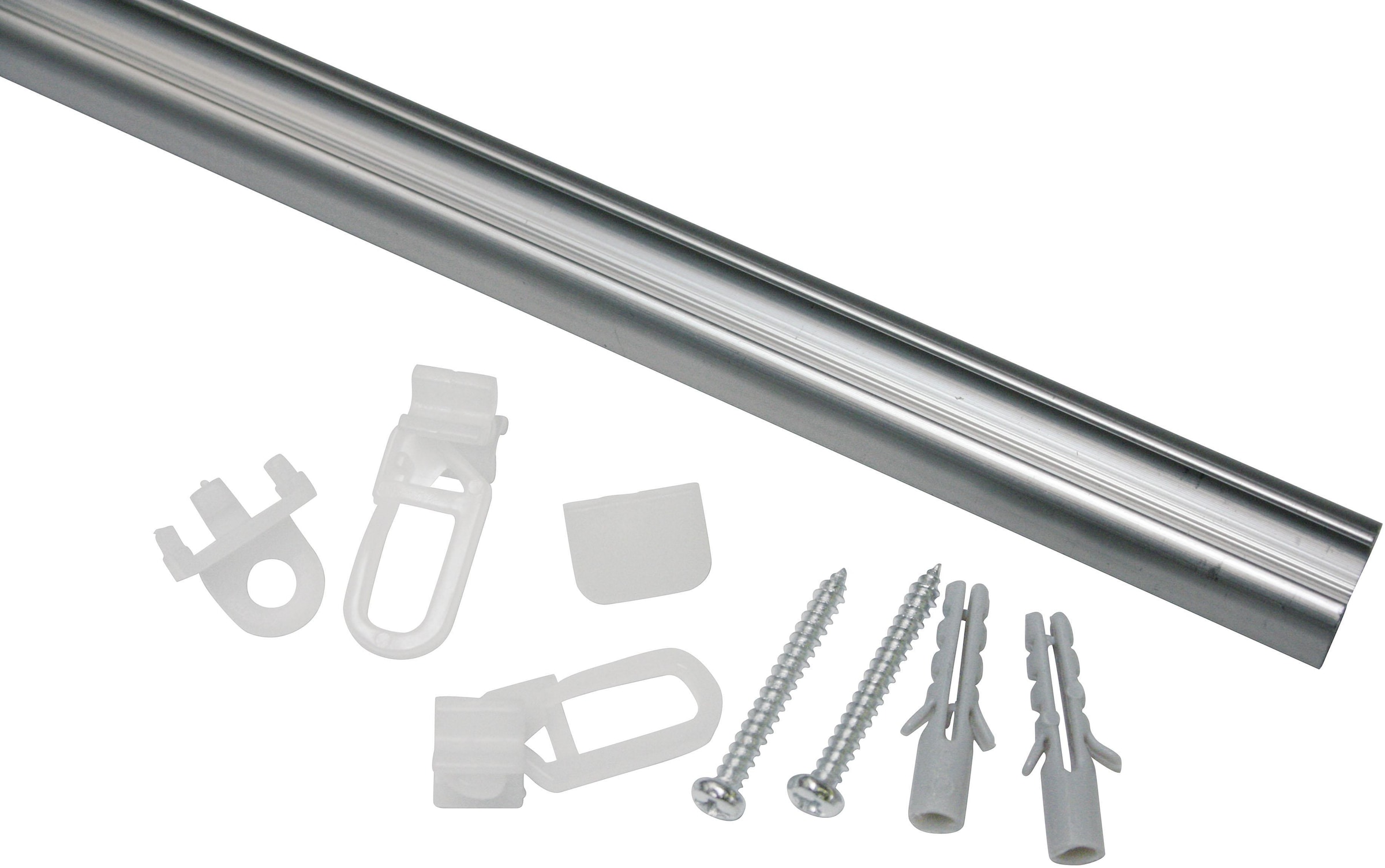 GARDINIA Gardinenschiene »Aluminiumschiene« Ø 13 mm 1 läufig-läufig kürzbar günstig online kaufen