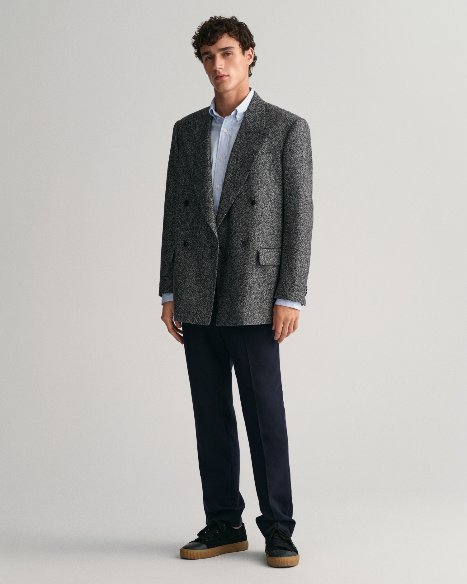 Gant Langarmhemd »Slim Fit Popeline Hemd leichte Baumwolle strapazierfähig pflegeleicht« mit klassischer Logostickerei auf der Brust