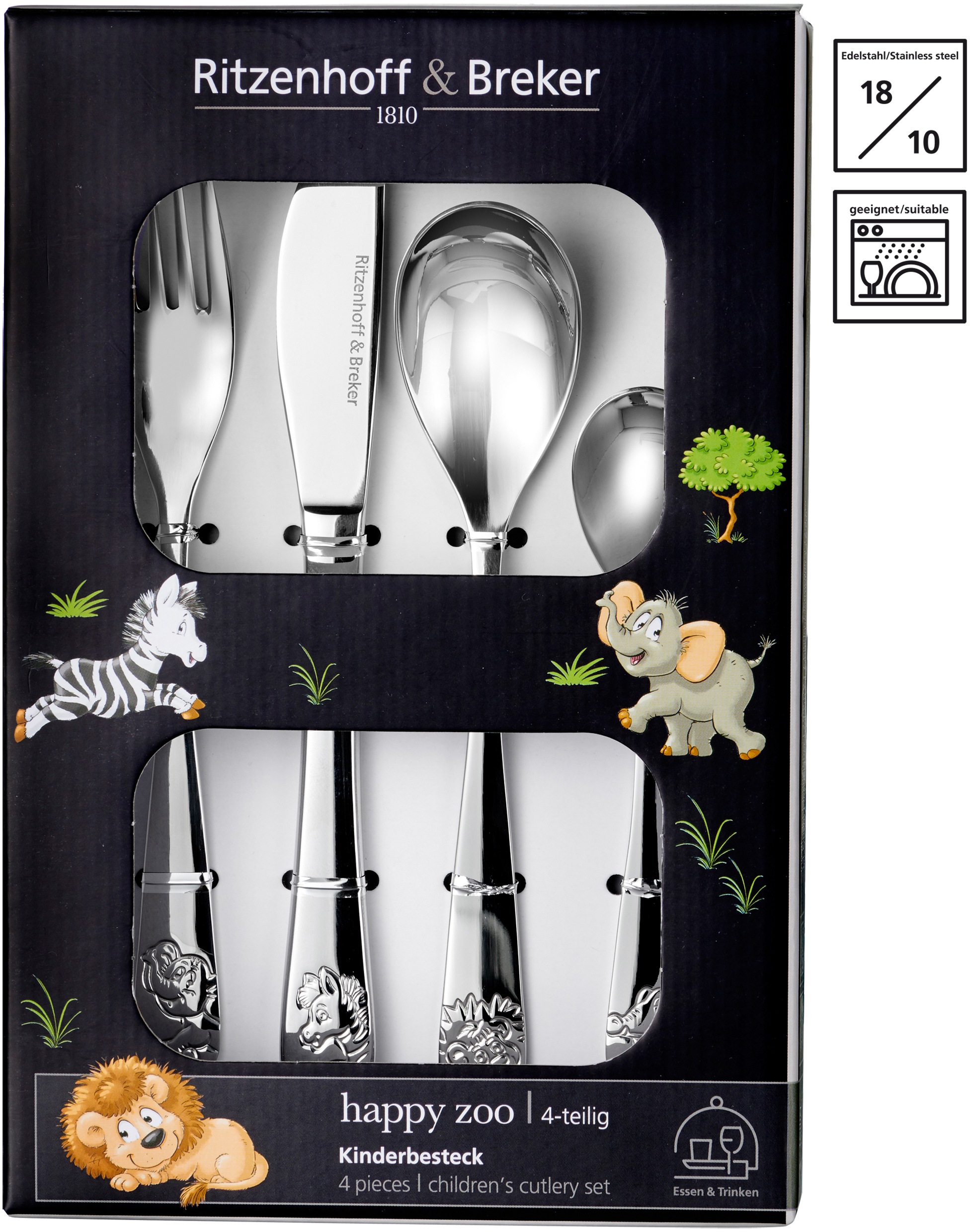 Ritzenhoff & Breker Kinderbesteck »Happy Zoo« günstig online kaufen