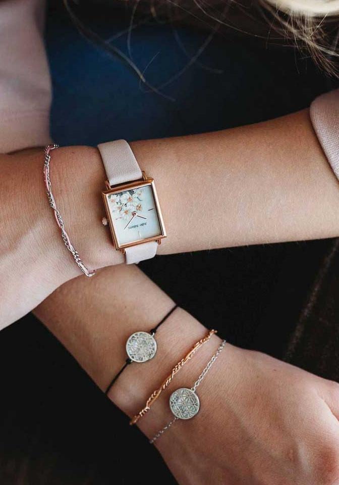 2. Bild von Julie Julsen Armband »LEBENSBLUME SILBER PERLMUTT, JJBR0507.1.10«, mit Perlmutt