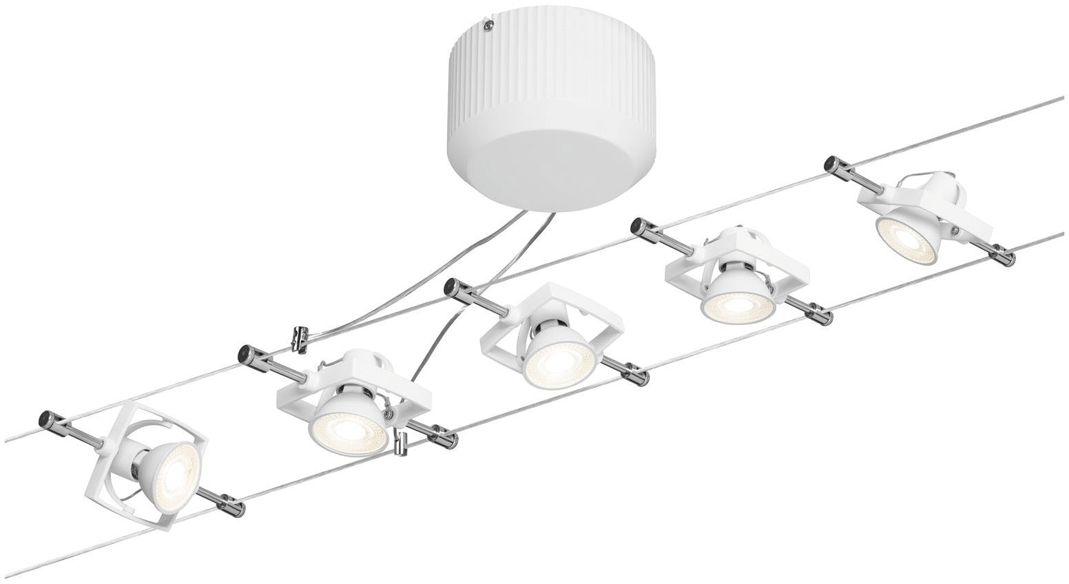 Paulmann LED Deckenleuchte »Mac II«, 5 flammig, Leuchtmittel GU 5,3   ohne günstig online kaufen