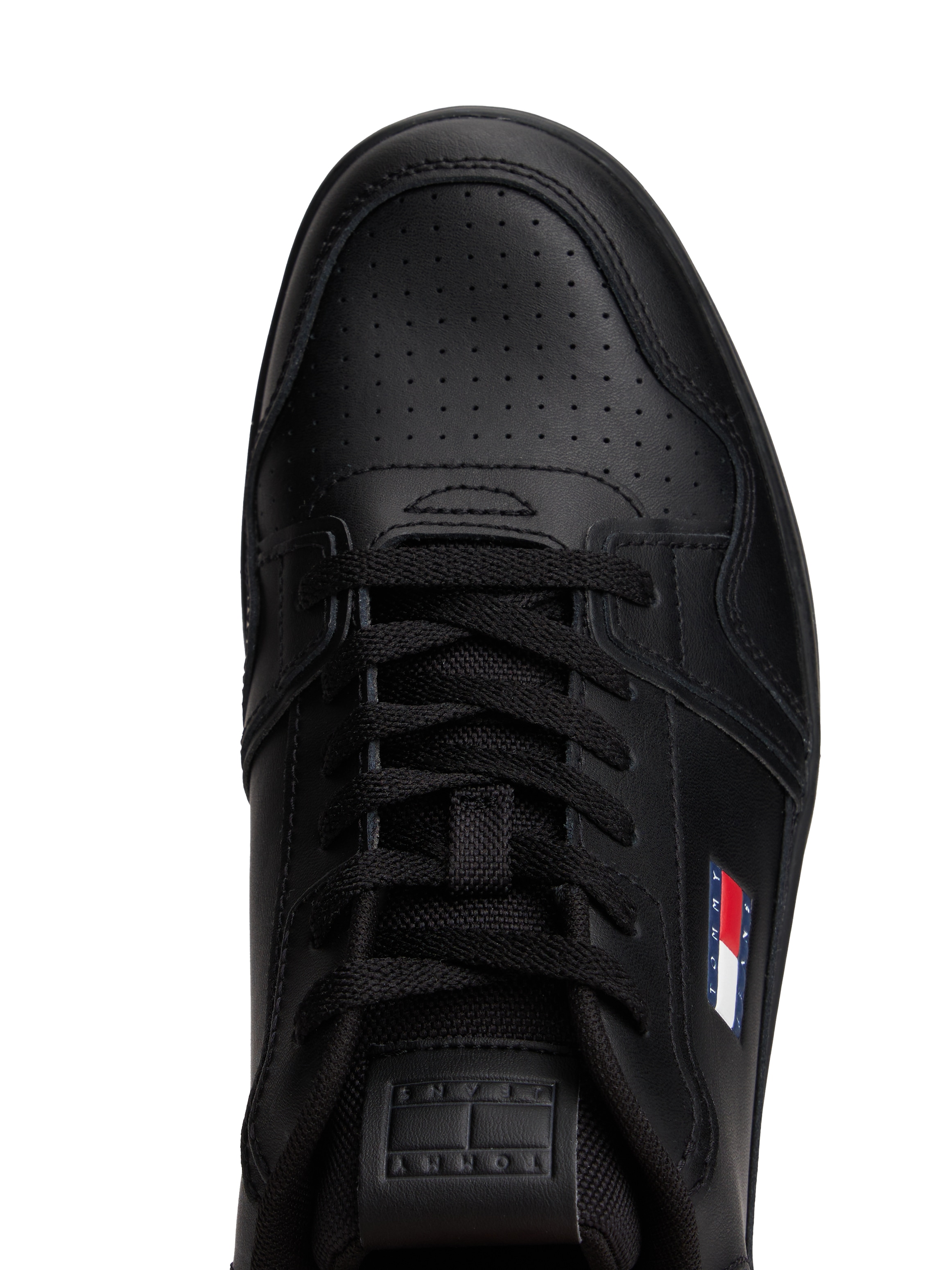 Tommy Jeans Sneaker »TJM RETRO BASKET«  , Freizeitschuh, Halbschuh, Schnürer mit Lochmuster