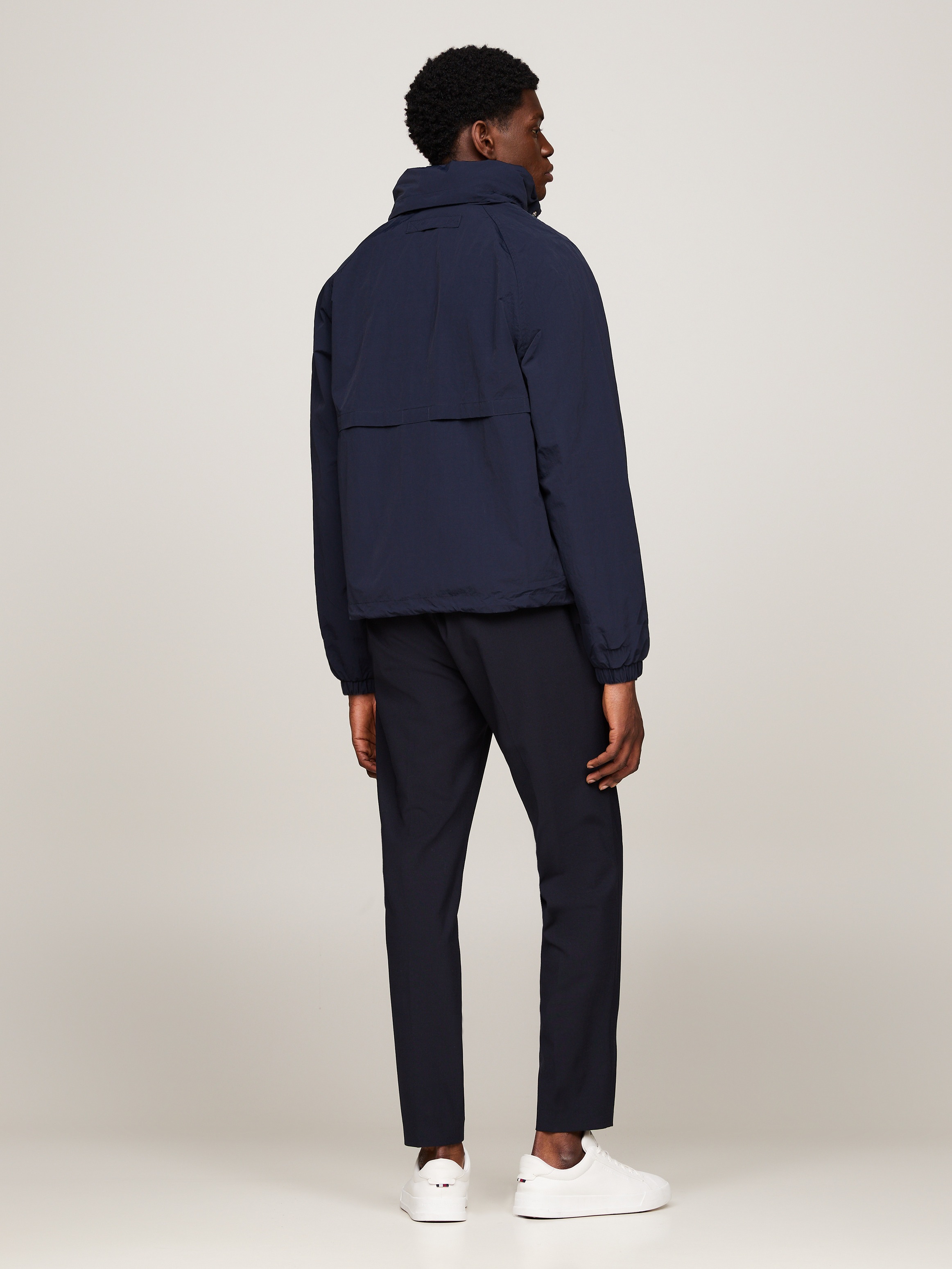 Tommy Hilfiger Blouson »REGATTA JACKET«, mit Kapuze, wasserabweisend, hochgeschlossen, mit verstaubarer Kapuze