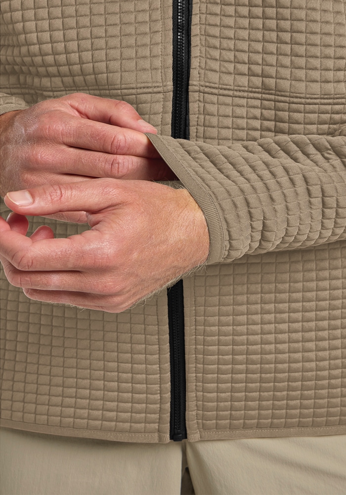 Jack Wolfskin Fleecejacke »MOGARI HOODED FZ M« mit Kapuze