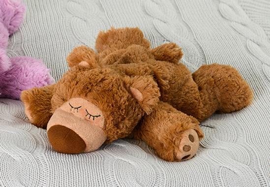 Warmies® Wärmekissen »Sleepy Bear braun«, für die Mikrowelle und den Backofen