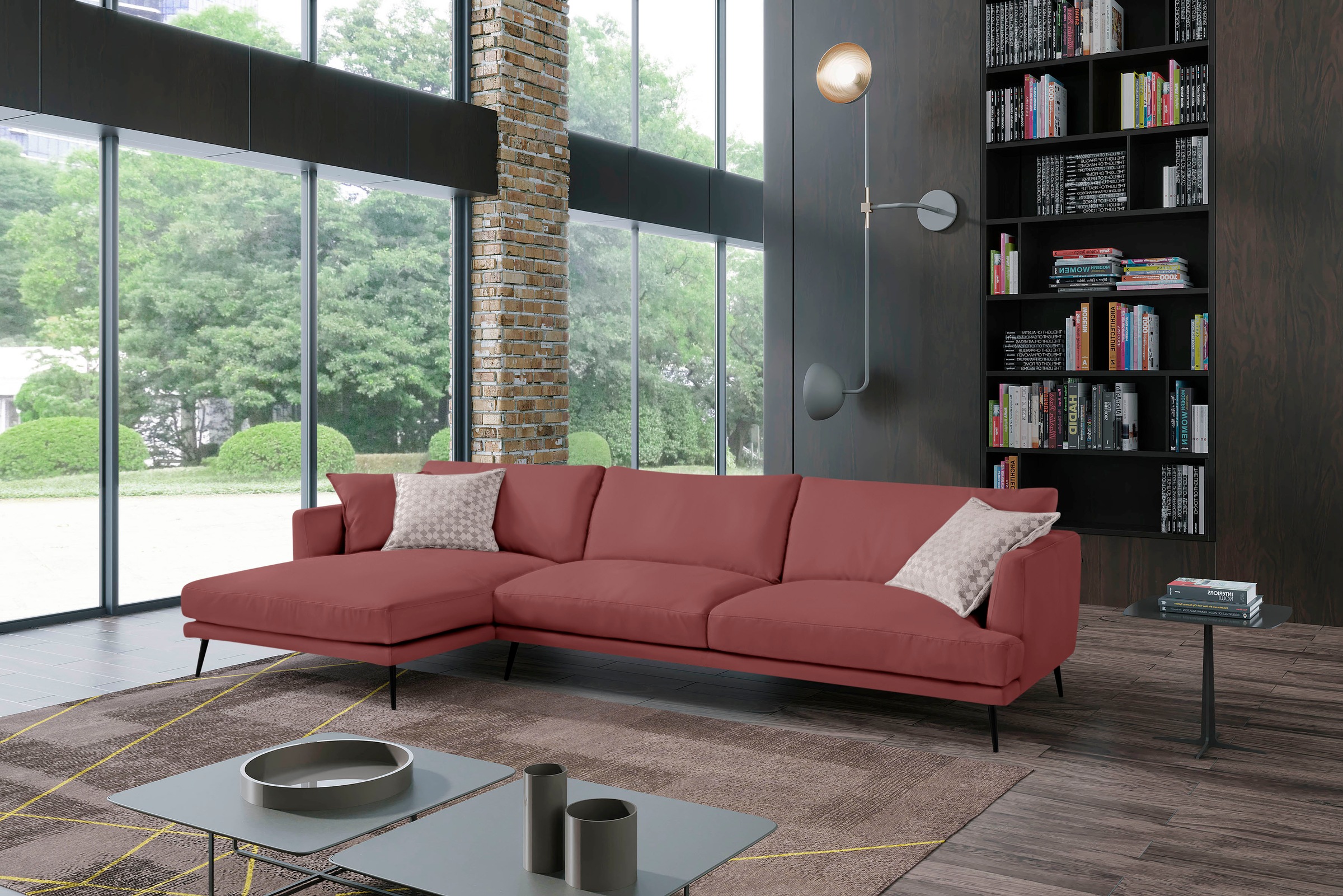 Egoitaliano Ecksofa »Sophia, Designsofa mit extrakomfortablem Sitzkomfort, günstig online kaufen