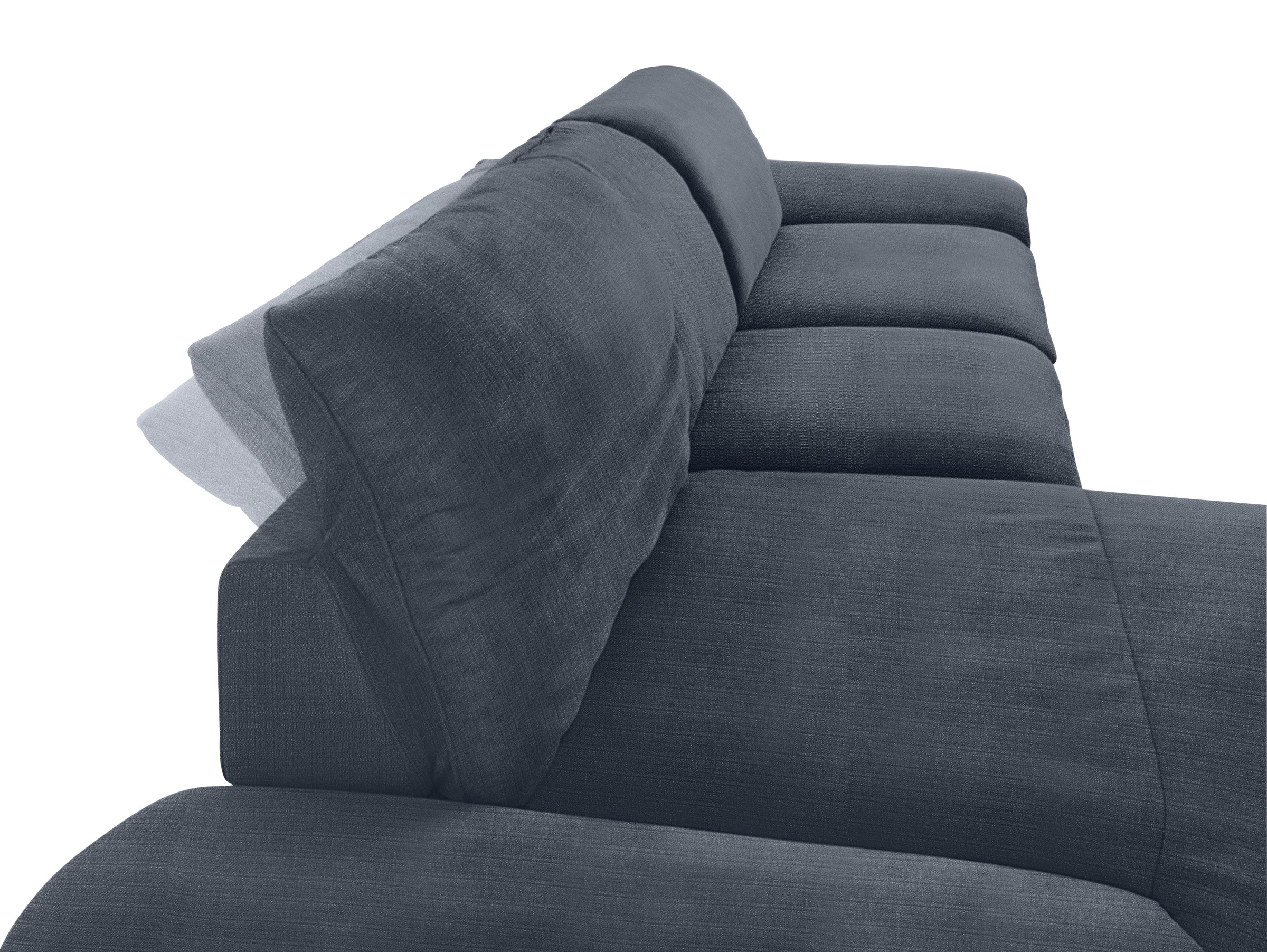 W.SCHILLIG Ecksofa »enjoy&MORE, Designsofa, bequem, elegant und zeitlos, L-Form«, Sitztiefenverstellung, Füße bronze pulverbeschichtet, Breite 340 cm