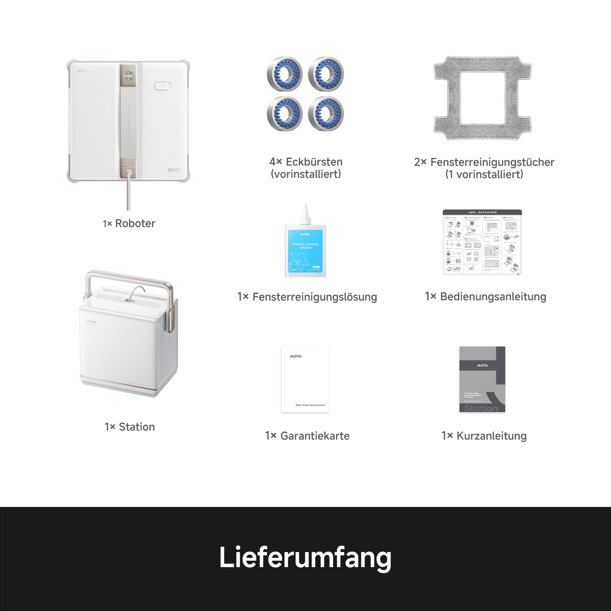 Mova Fensterputzroboter »T1 Station«