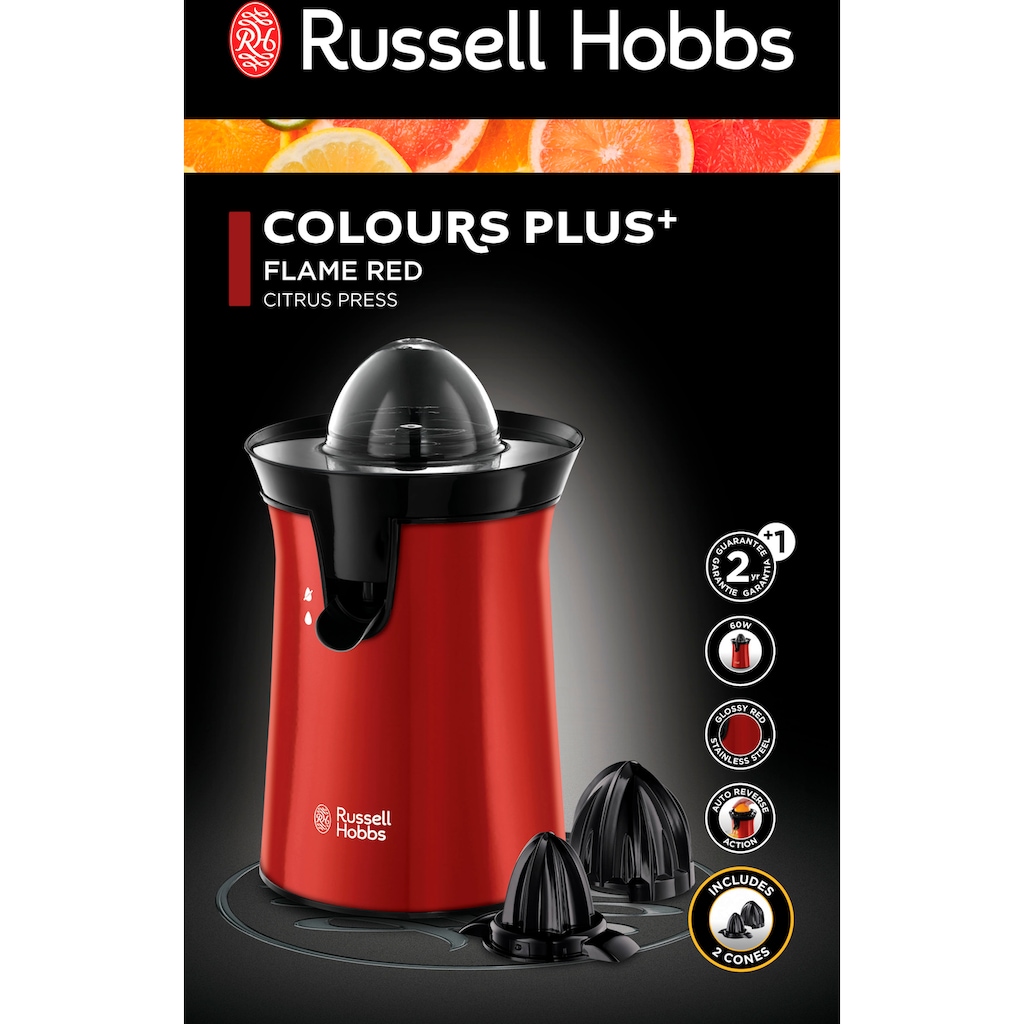 RUSSELL HOBBS Zitruspresse »26010-56 Colours Plus+«, 60 W