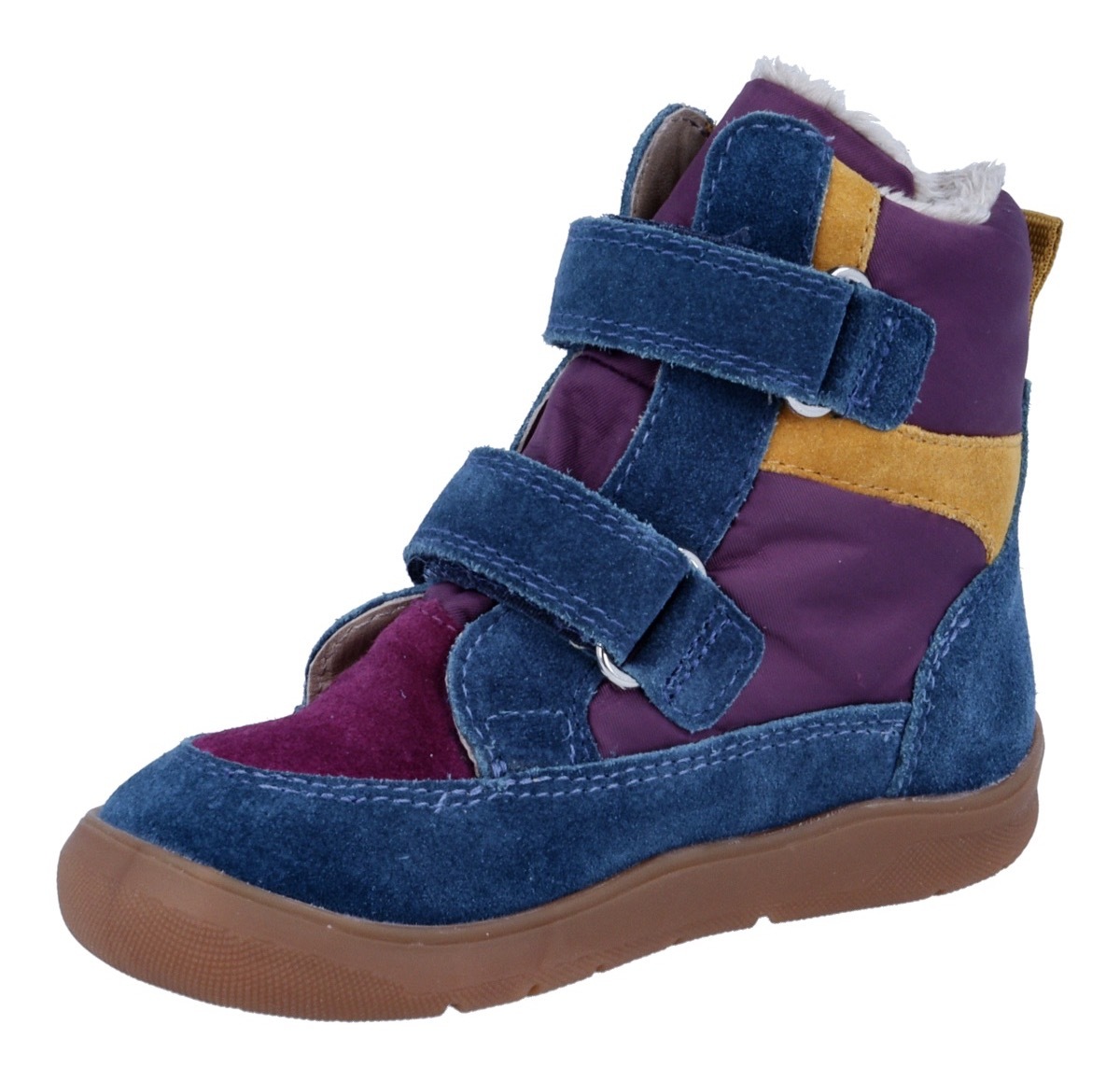 Richter Winterstiefel »Samy WMS: Mittel«, Barfußschuh, Klettstiefel mit Sympatex, Größenschablone zum Download