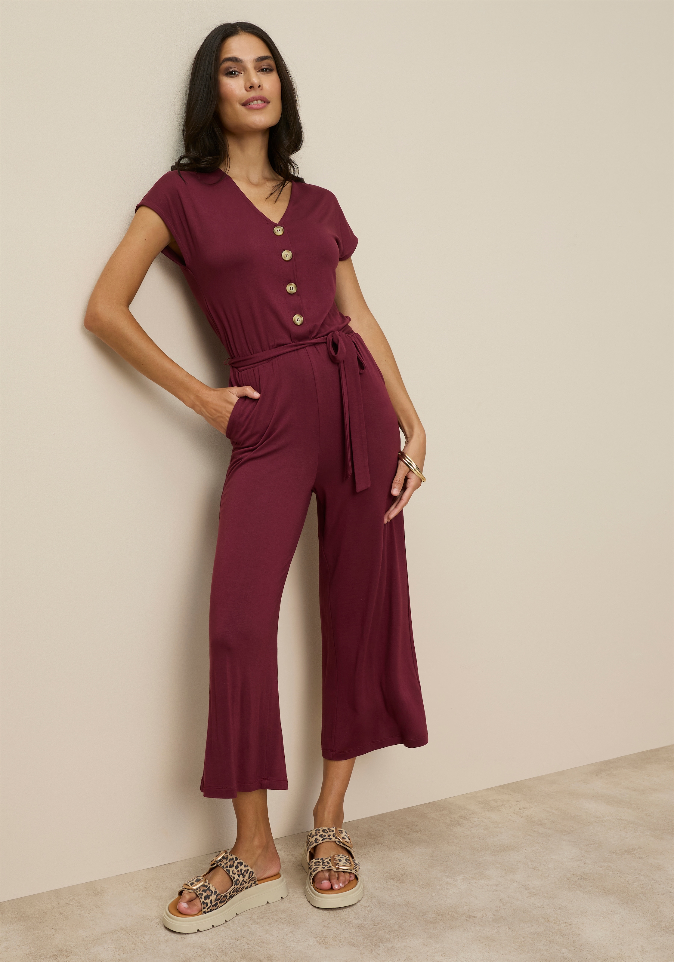 Tamaris Culotte-Overall mit Knopfleiste