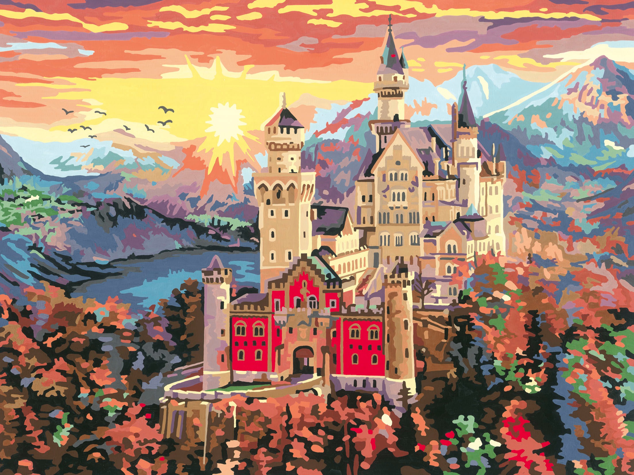 Ravensburger Malen nach Zahlen »CreArt, Fairytale Castle« Made in Europe