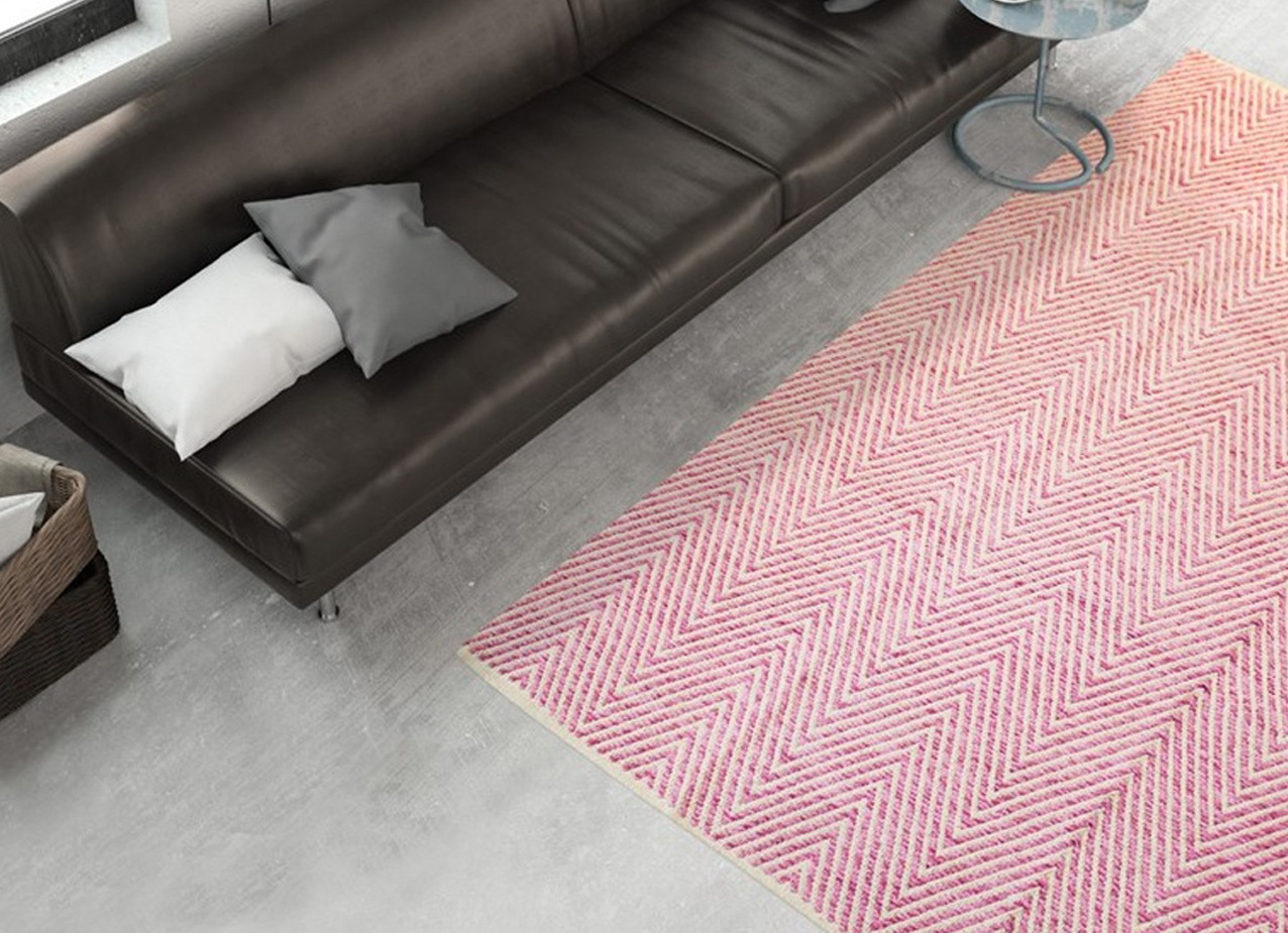 calo-deluxe Teppich »Luba 500«, rechteckig, 7 mm Höhe, reine Baumwolle, Wohnzimmer