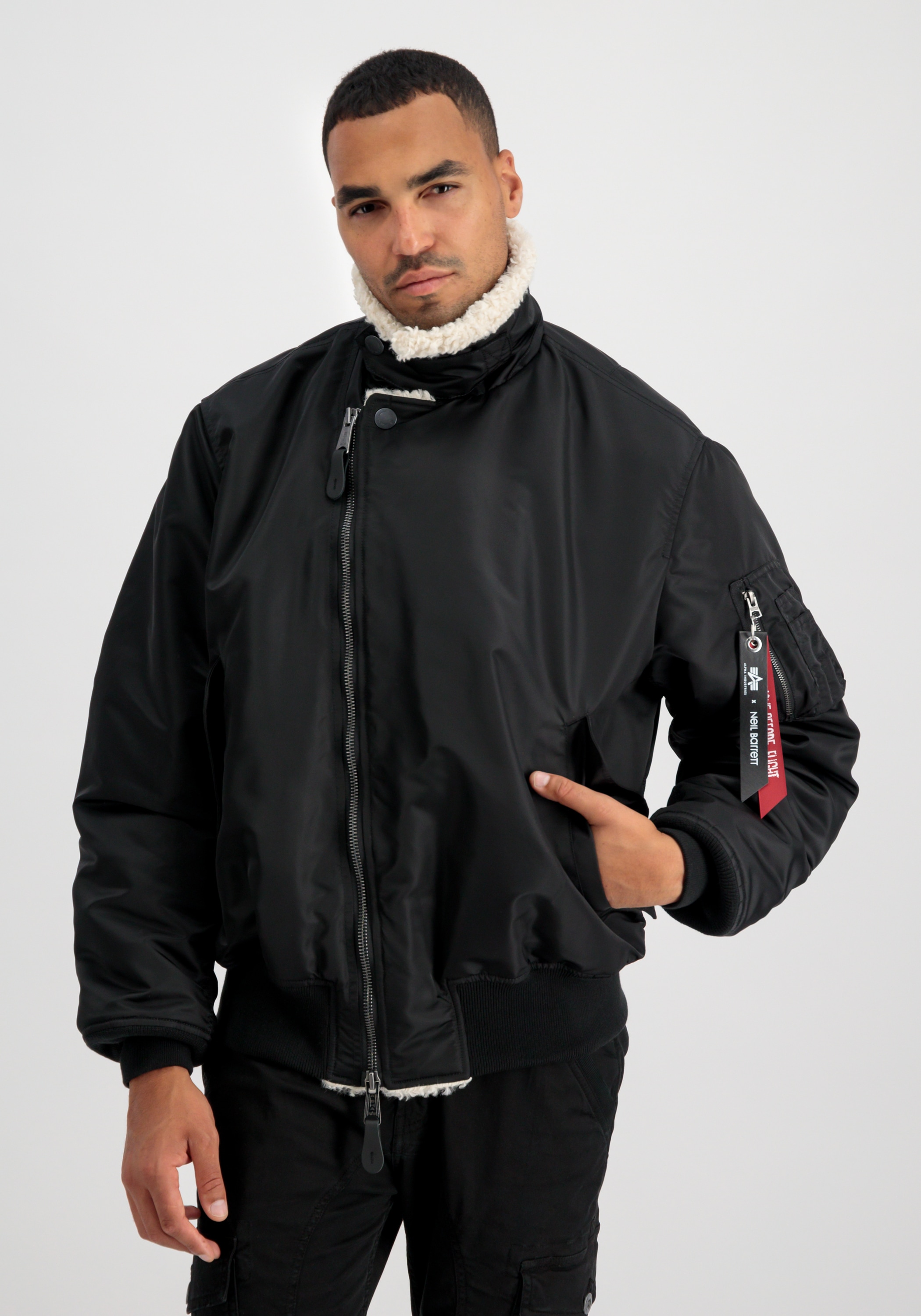 Alpha Industries Bomberjacke »NB MA-1 B-3 Biker Jacket«