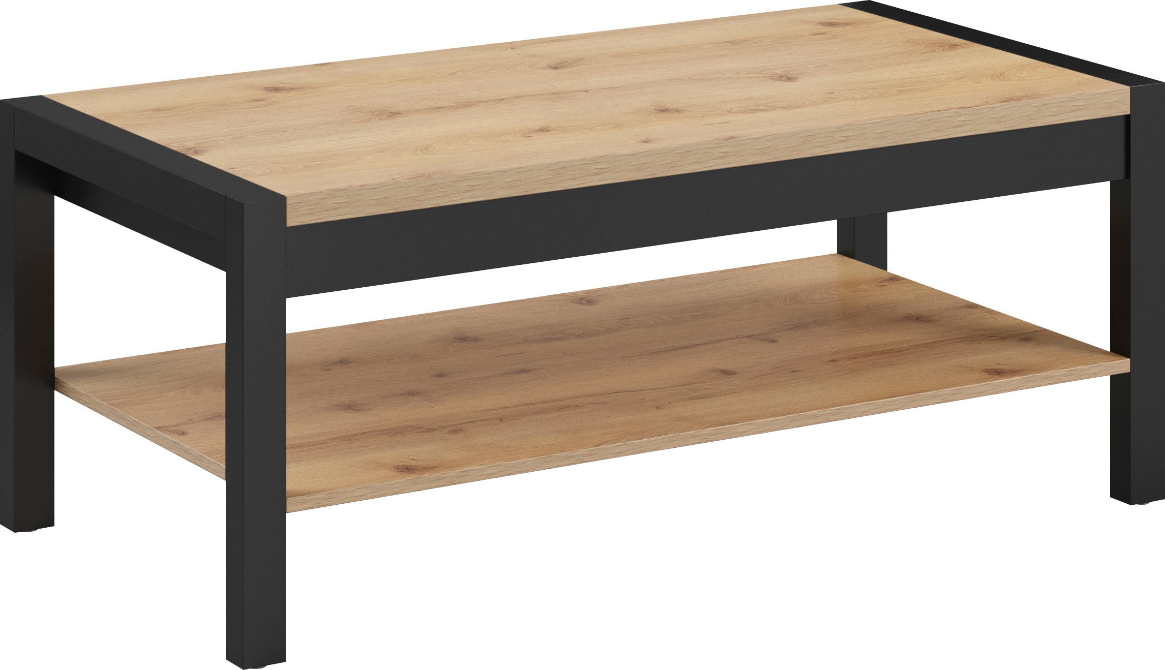 Home affaire Couchtisch »Aktiv«, (B/T/H): 120/60/48 cm, Mit einem Ablagebod günstig online kaufen