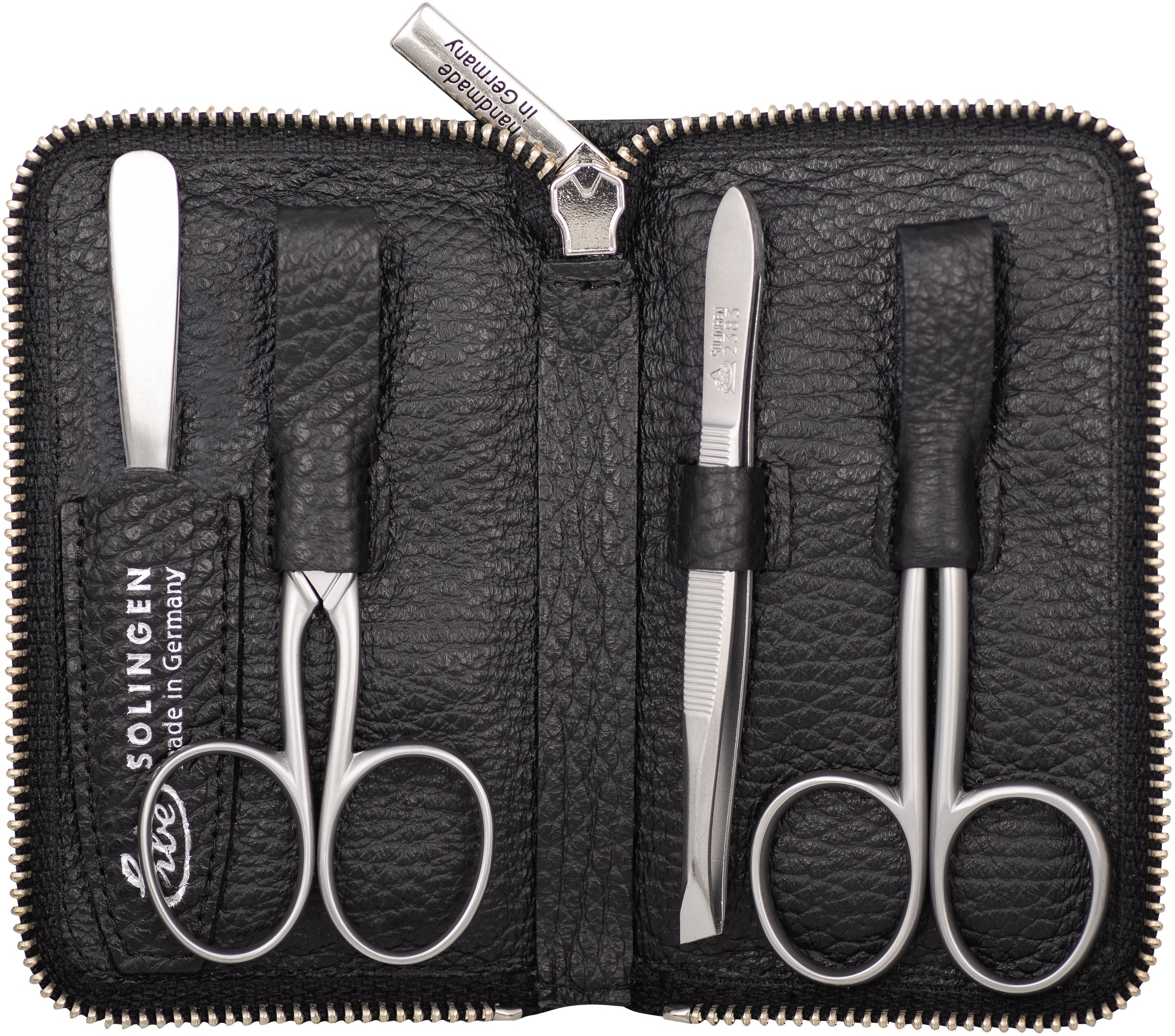 ERBE Maniküre-Etui »Maniküre Set Reißverschluss-Etui Serie "Piemont", blau, günstig online kaufen