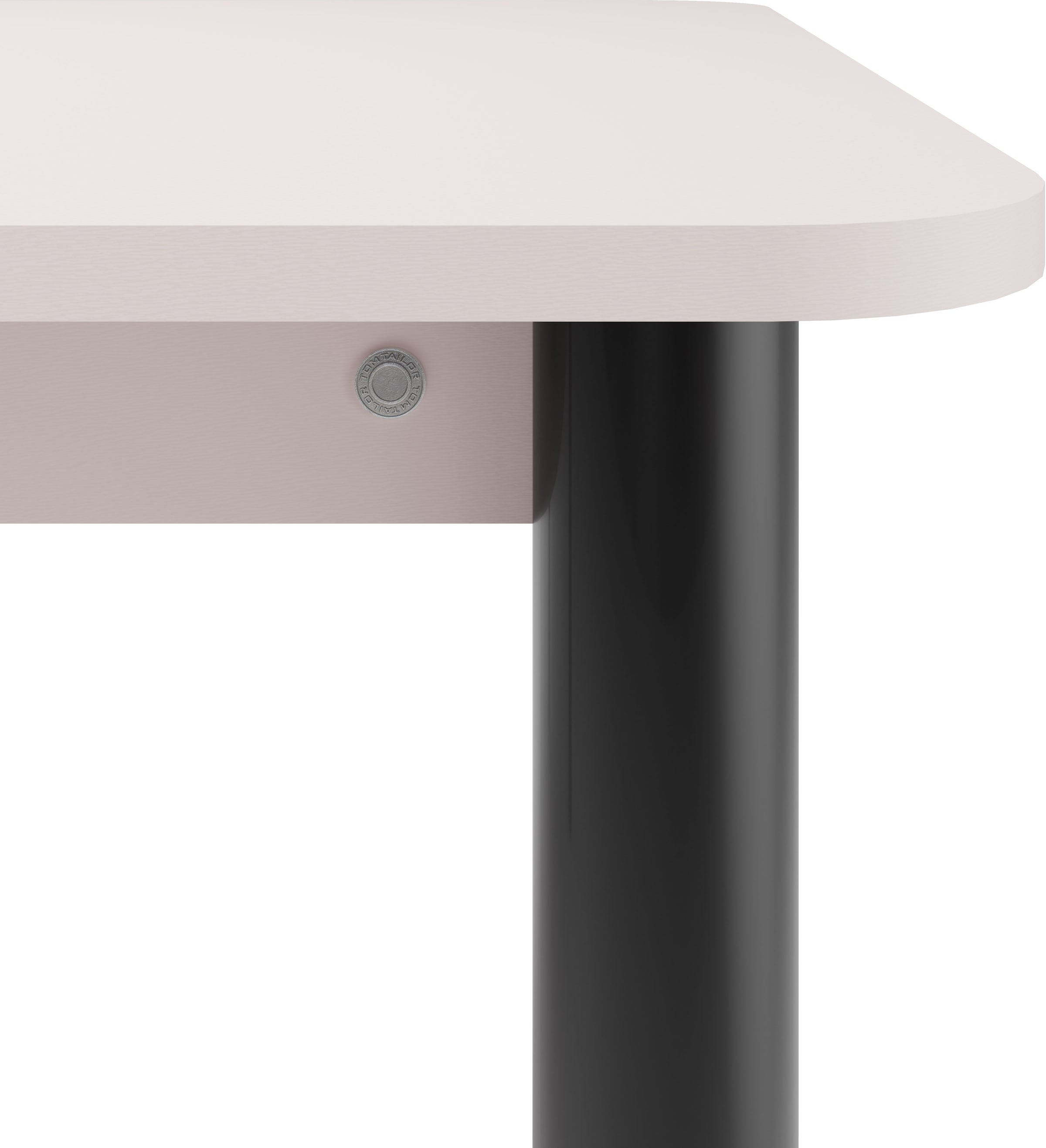 TOM TAILOR HOME Esstisch »COLOR TABLE«, (1 St.), Esstisch, 4-Fuß, 3 Größen, 3 Dekorfarben, 4 Fußfarben, ABS-Kante
