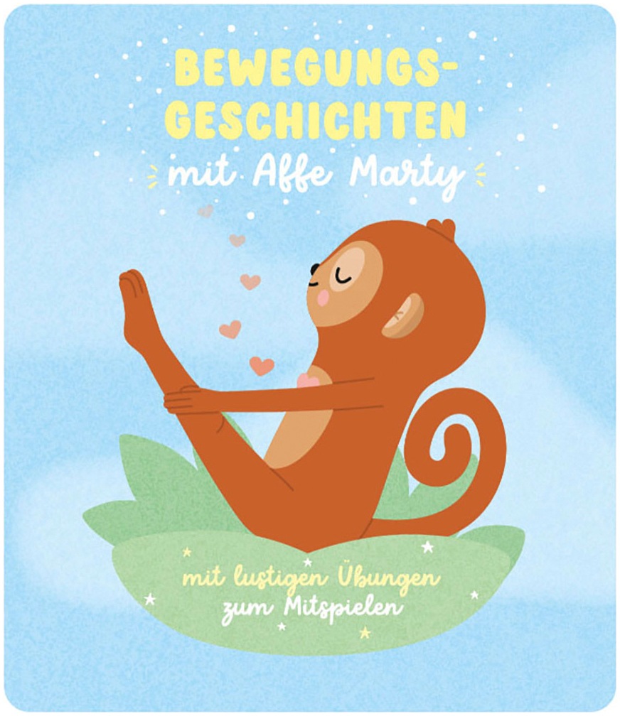 tonies Hörspielfigur »Bewegungsgeschichten mit Affe Marty mit lustigen Mitspielen Übungen«