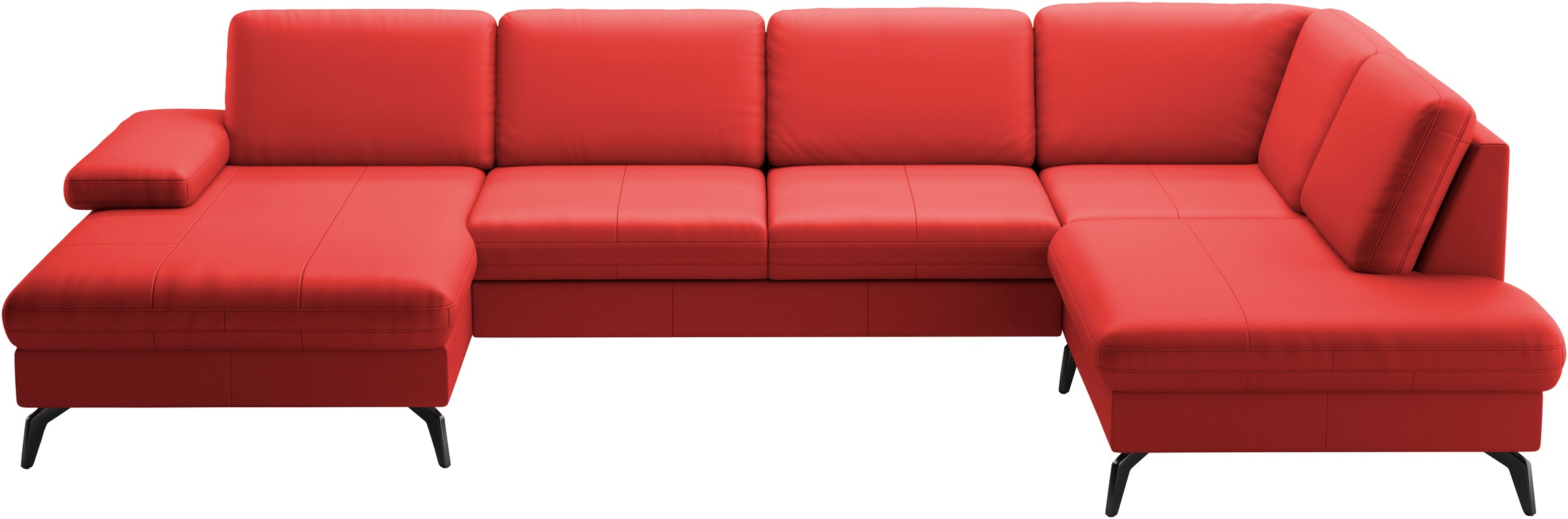 sit&more Wohnlandschaft »Morris U-Form, inkl. Sitztiefenverstellung«, wahlweise mit Armteilverstellung, Bettfunktion & Bettkasten