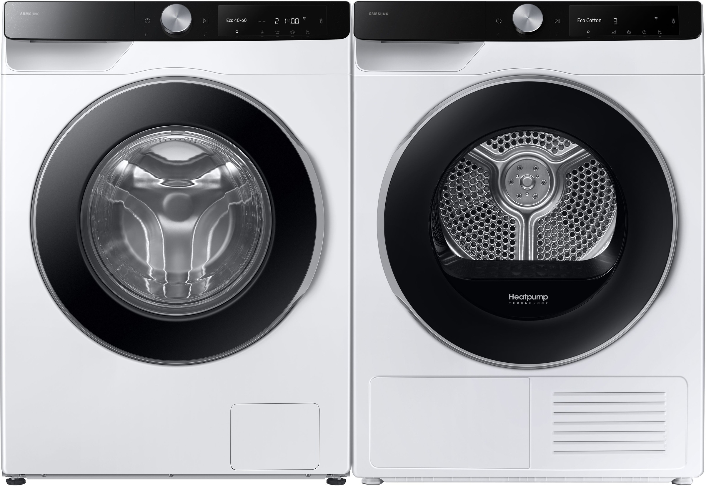 Samsung Wärmepumpentrockner »DV90DG6845LKU2«, DV6400D, 9 kg, Klartext-Display - Eiache und komfortable Bedienung