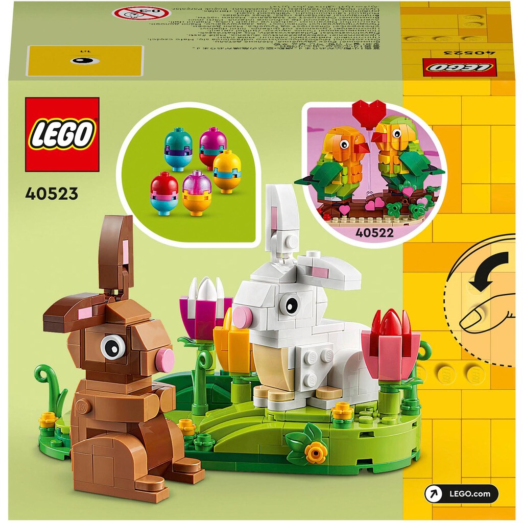 LEGO® Konstruktionsspielsteine »Osterhasen-Ausstellungsstück (40523), LEGO®«, (288 St.)