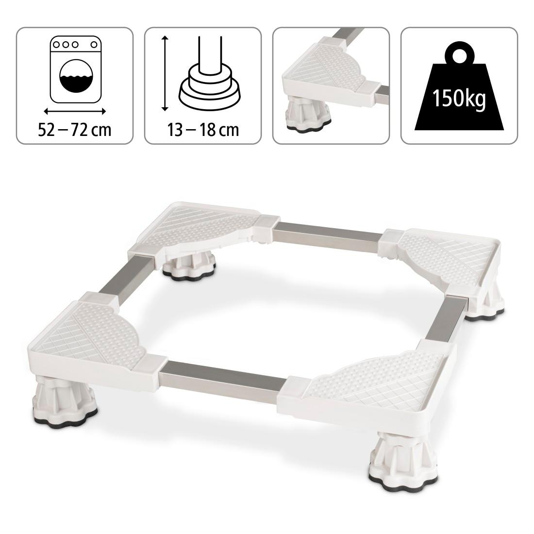 Xavax Unterbausockel »Untergestell für Waschmaschine, Trockner und Kühlschrank« Hausgerätesockel  verstellbar