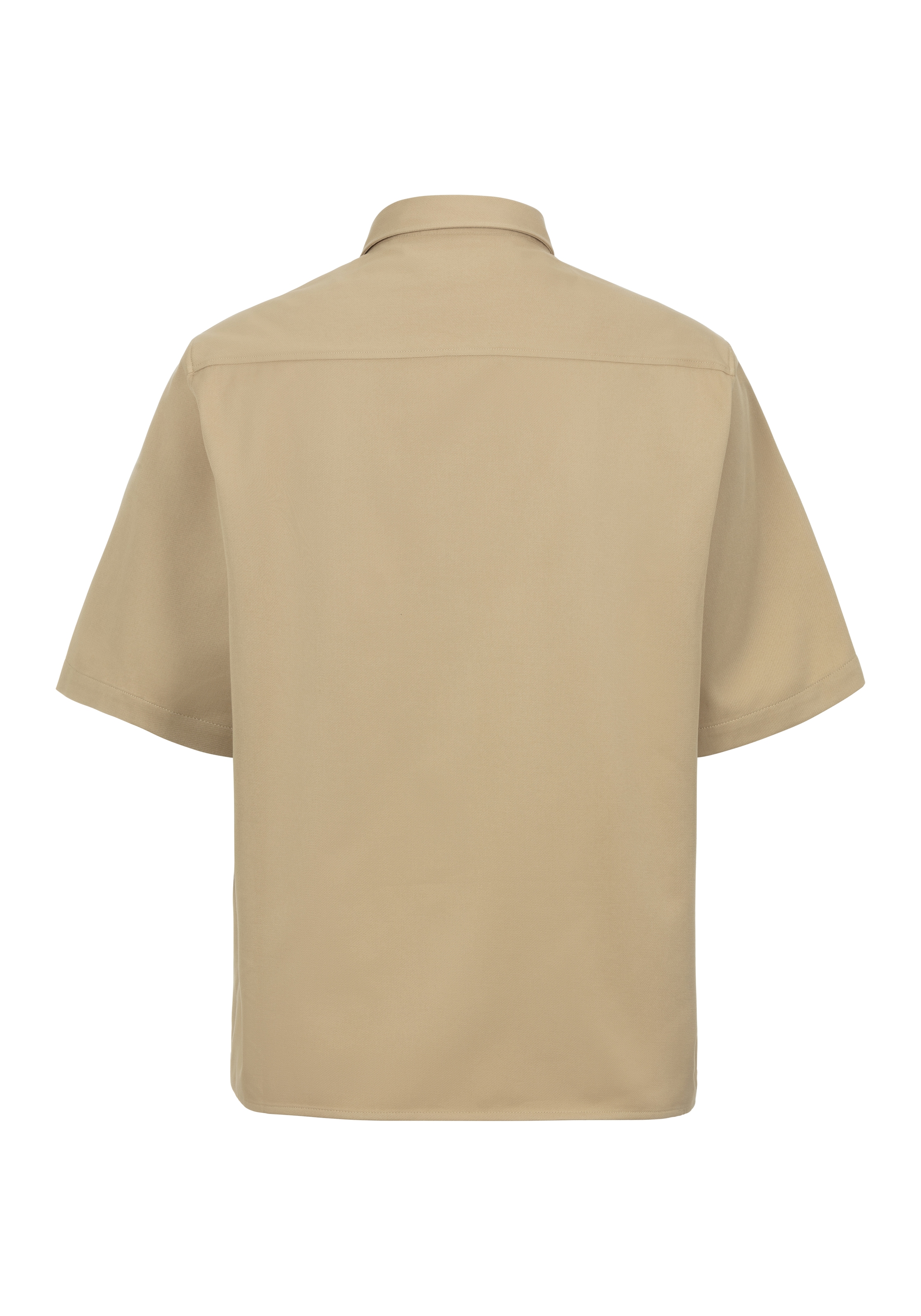 HUGO Blue Kurzarmhemd »Ekyno« mit kontrastfarbenem Logo-Badge auf der Brust