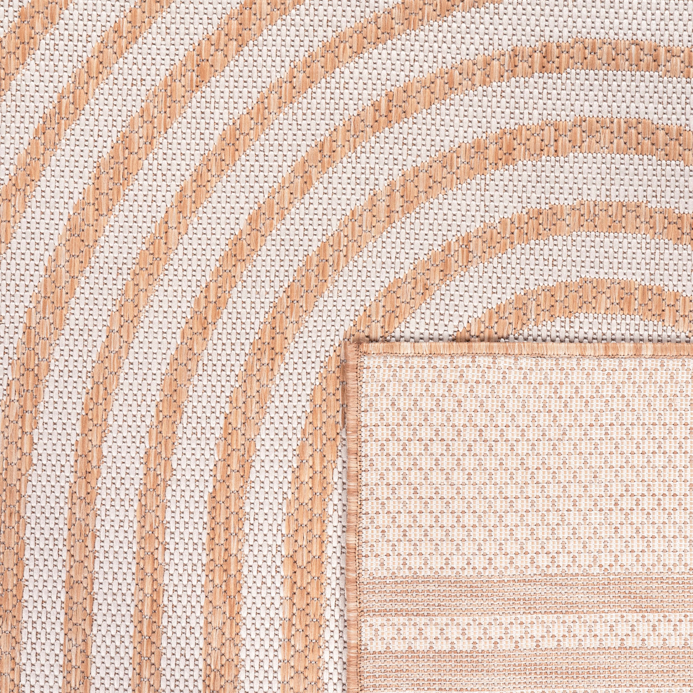 Paco Home Teppich »Illusion 328«, rechteckig, 4 mm Höhe, Flachgewebe, Scandi Look, In- und Outdoor geeignet