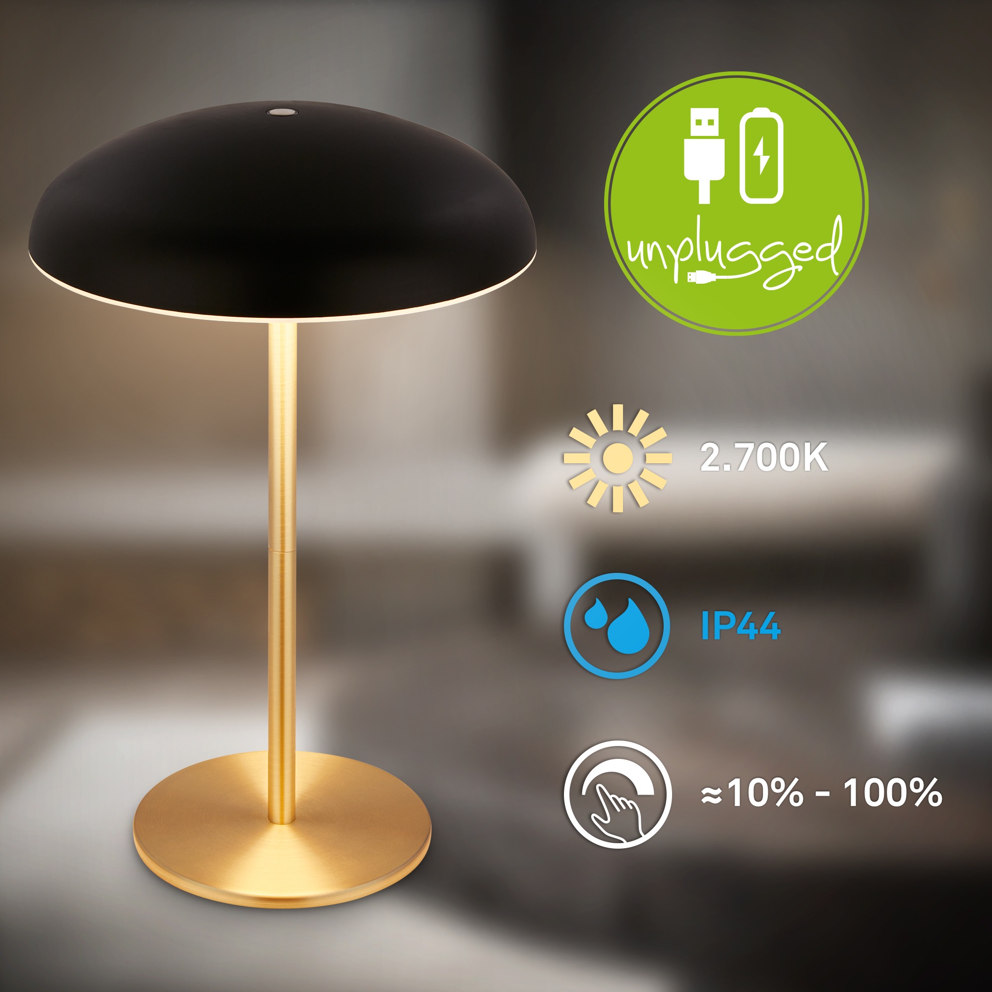 Briloner Leuchten LED Außen-Tischleuchte »CAXA 7573015«