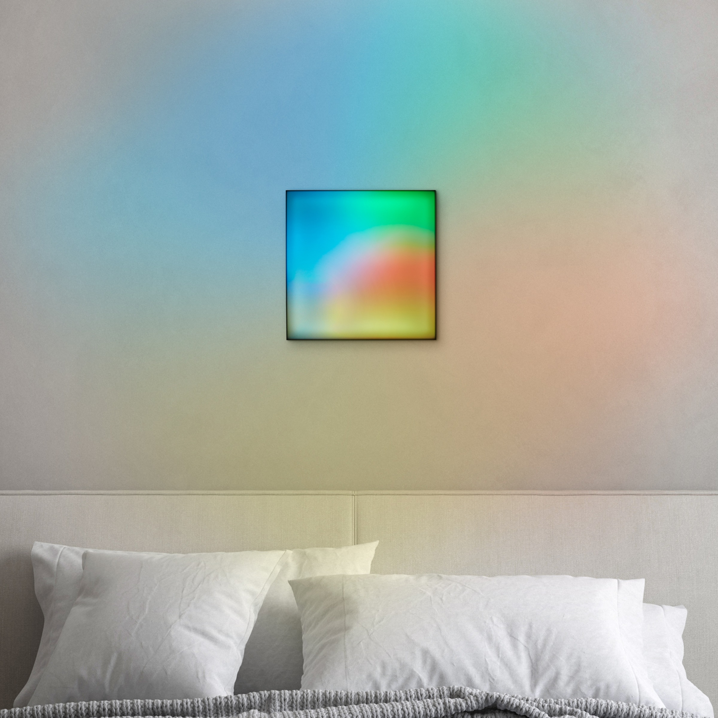 Brilliant LED Panel »Malgas«, 40 x 40 cm, 2300 lm, Metall/Kunststoff, weiß