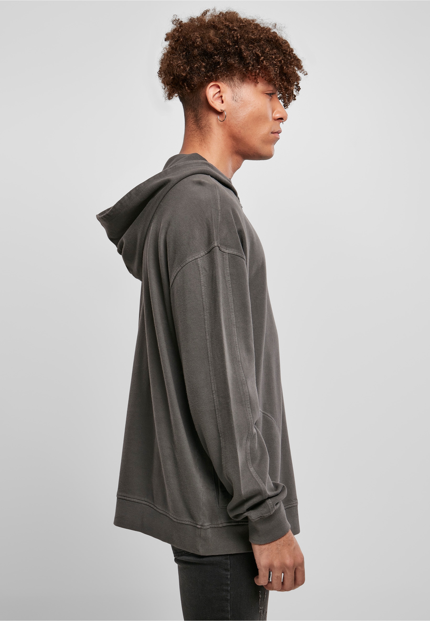 URBAN CLASSICS Kapuzenpullover »Urban Classics Herren Overdyed Camp Hoody« 1