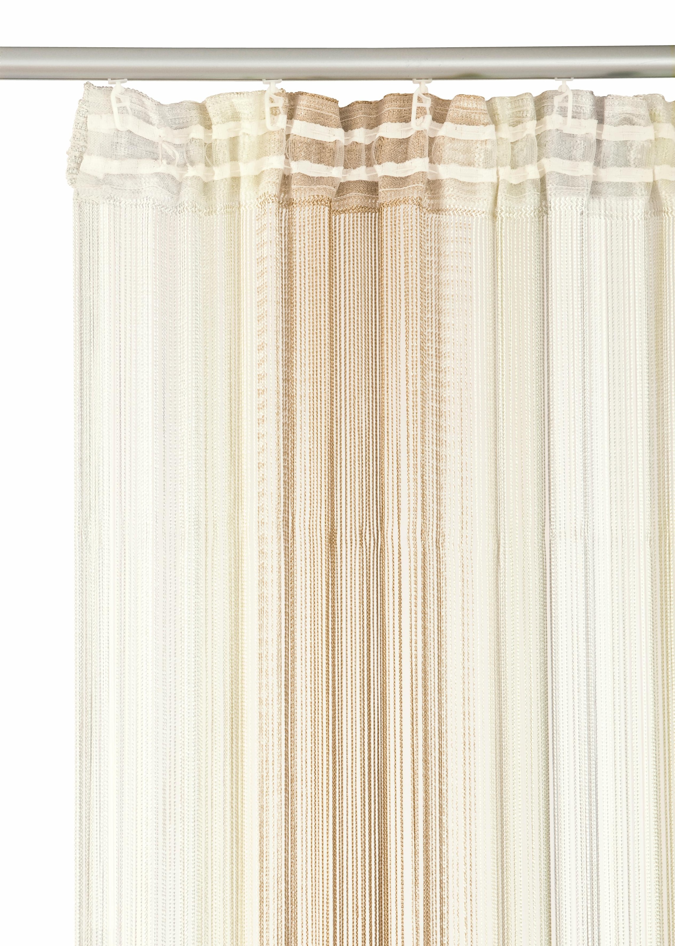 Weckbrodt Fadenvorhang »Rebecca«, (1 St.), Fadengardine, Insektenschutz, transparent, kürzbar, Store