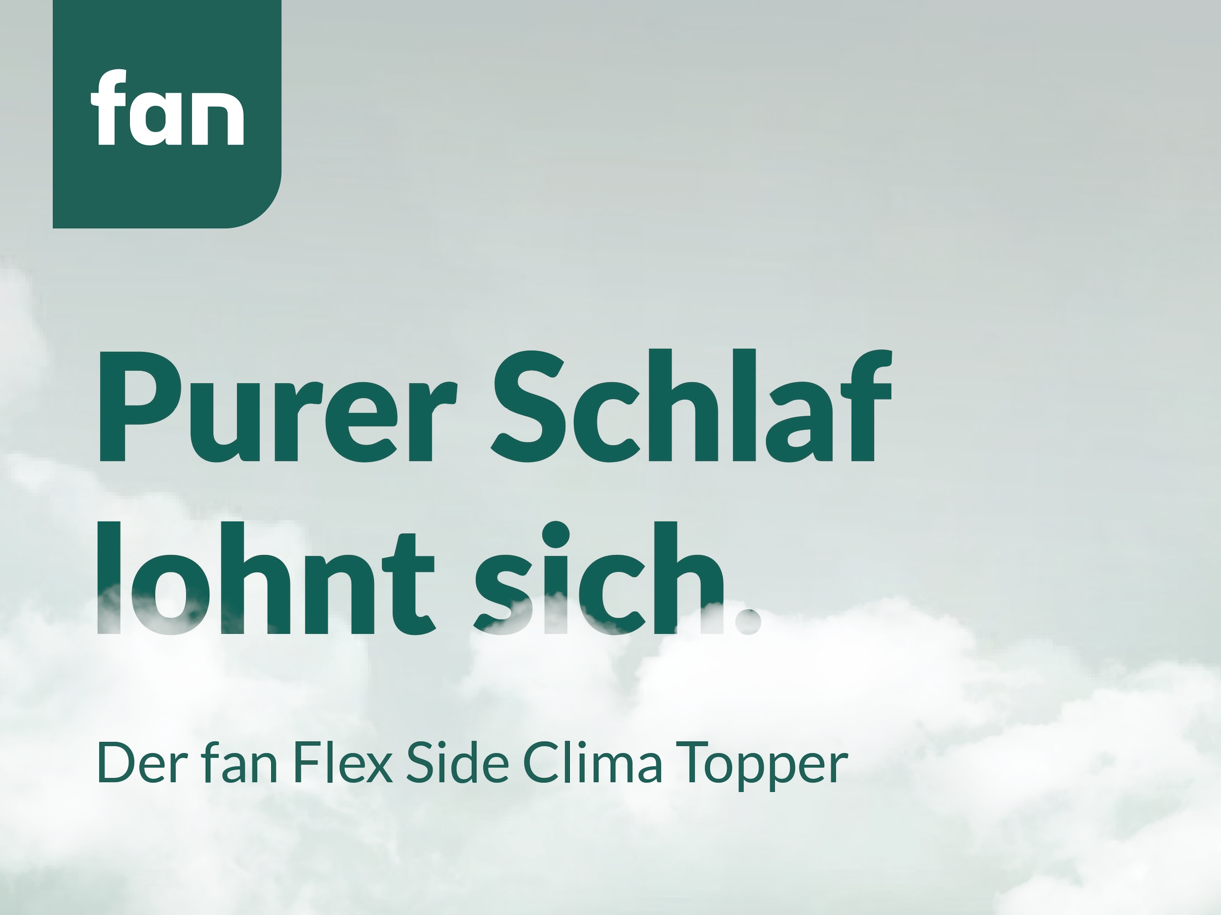 fan Topper »fan Flex Side Clima« 6 cm hoch, Topper mit Aero-System,
