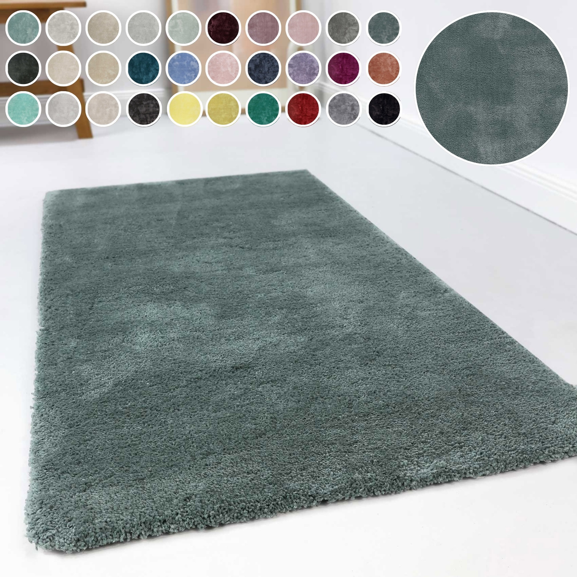 Esprit Hochflor-Teppich »Relaxx ESP-4150«, rechteckig, 25 mm Höhe, Wohnzimm günstig online kaufen