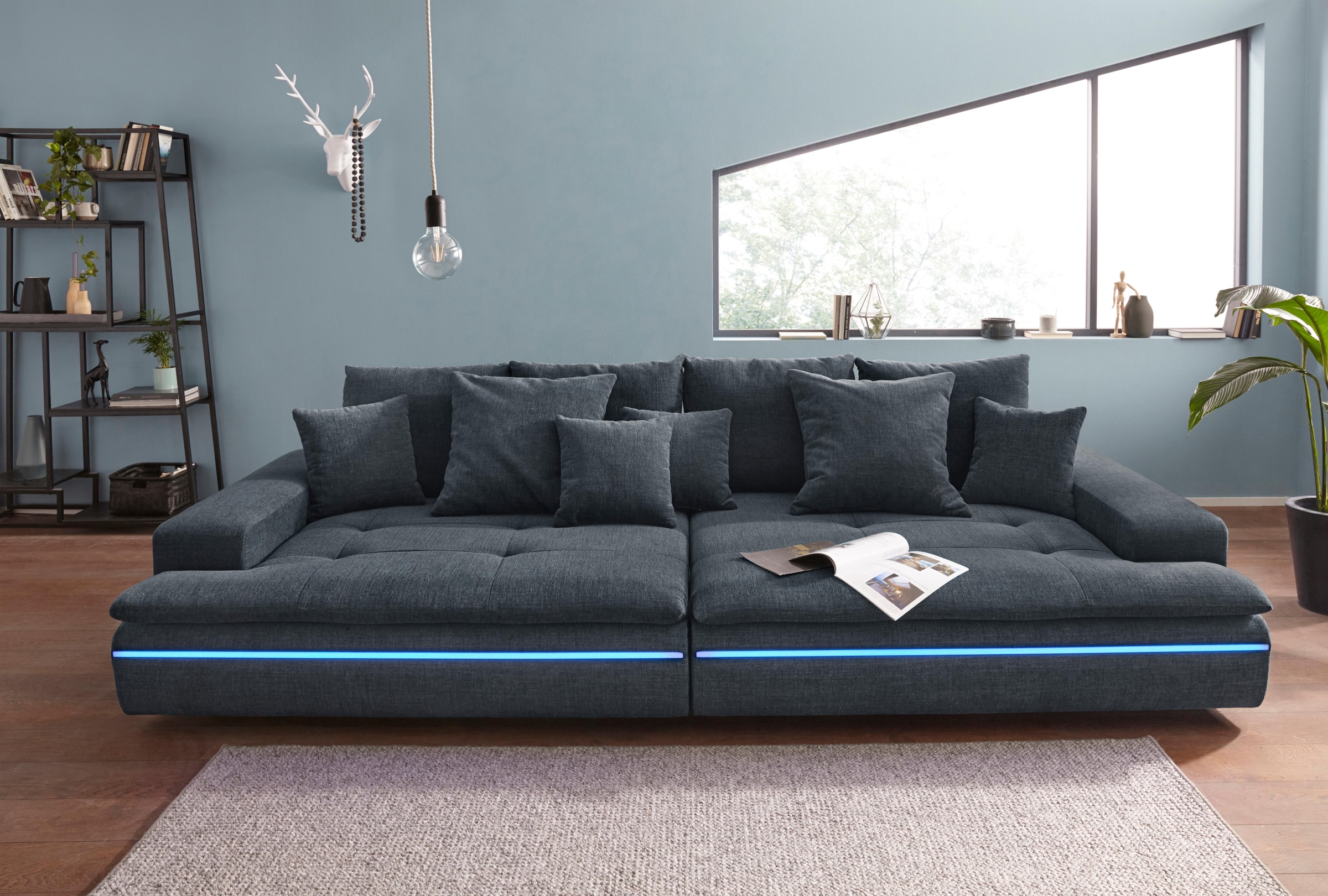 INOSIGN Big-Sofa »Haiti«, wahlweise mit Kaltschaum (140kg Belastung/Sitz) und AquaClean-Stoff