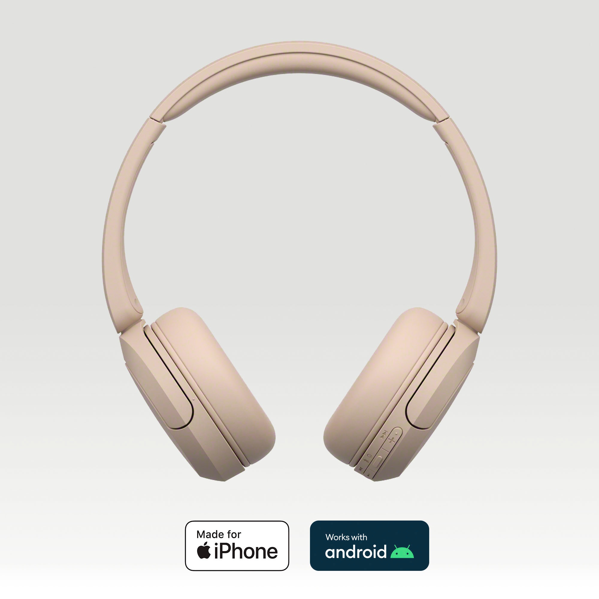 Sony Bluetooth-Kopfhörer »WHCH520«, Bluetooth, Noise-Cancelling-Active Noise Cancelling (ANC)-Freisprechfunktion-Rauschunterdrückung-Sprachsteuerung-kompatibel mit Siri, 200 Std. Max. Akkulaufzeit (Standby)